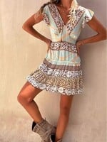 Boho mini dress