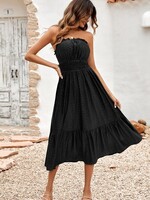 Eyelet tube dress