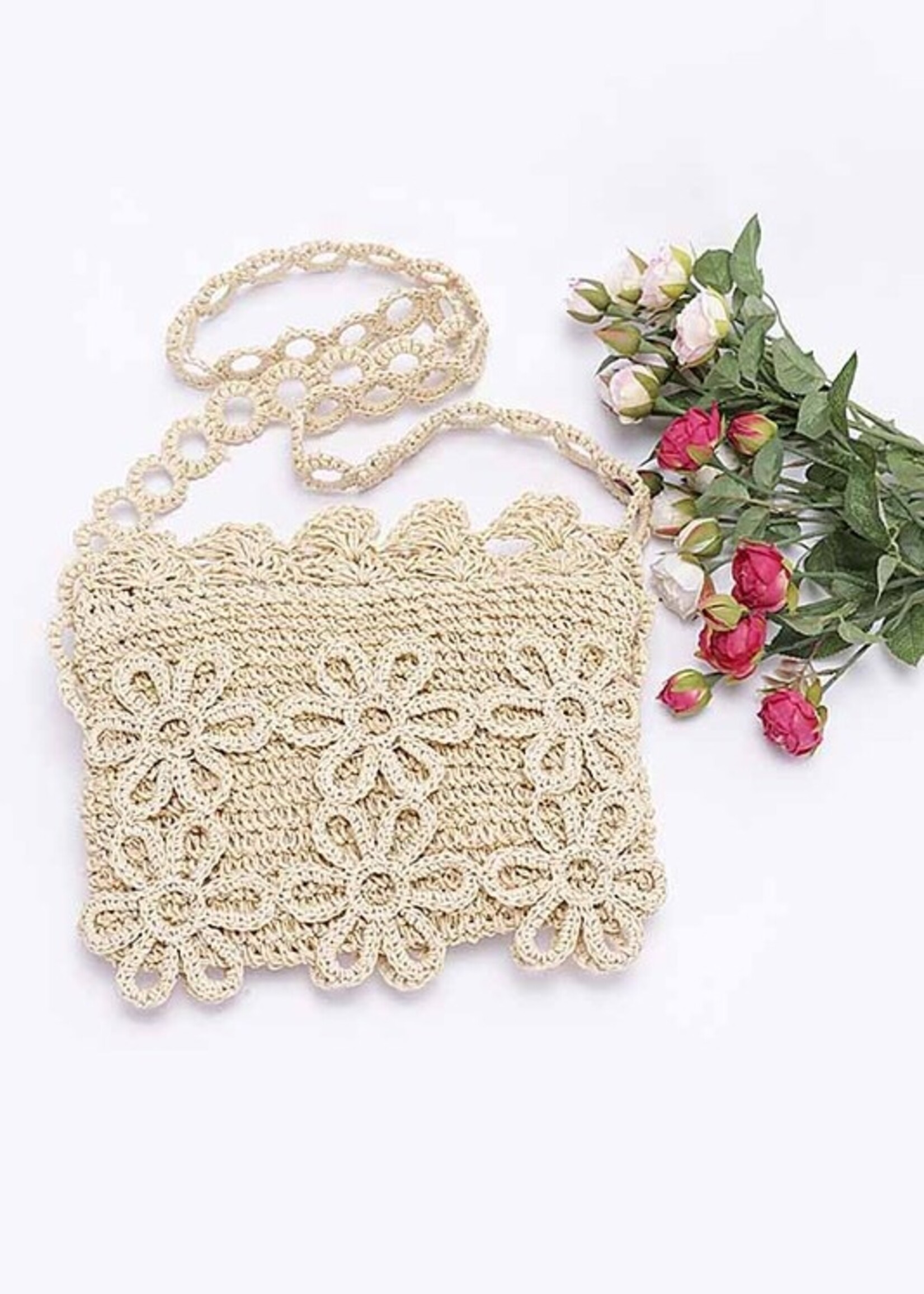 Straw flower bag