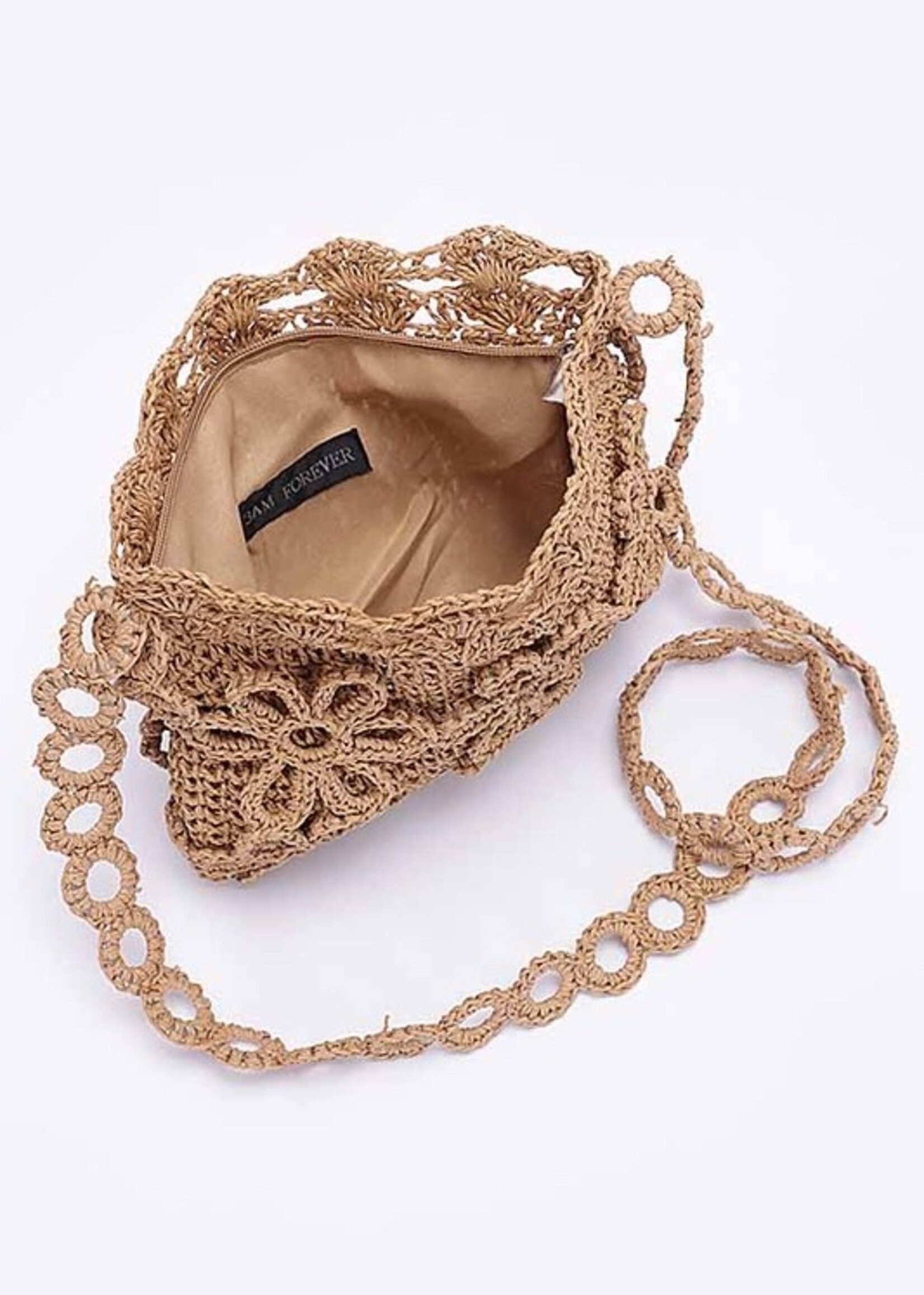 Straw flower bag