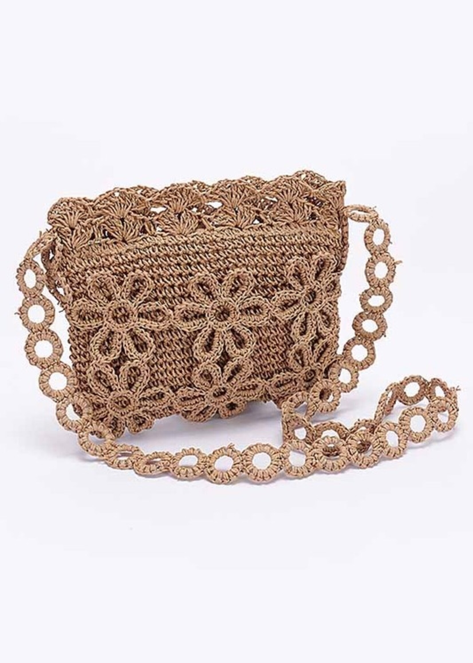 Straw flower bag