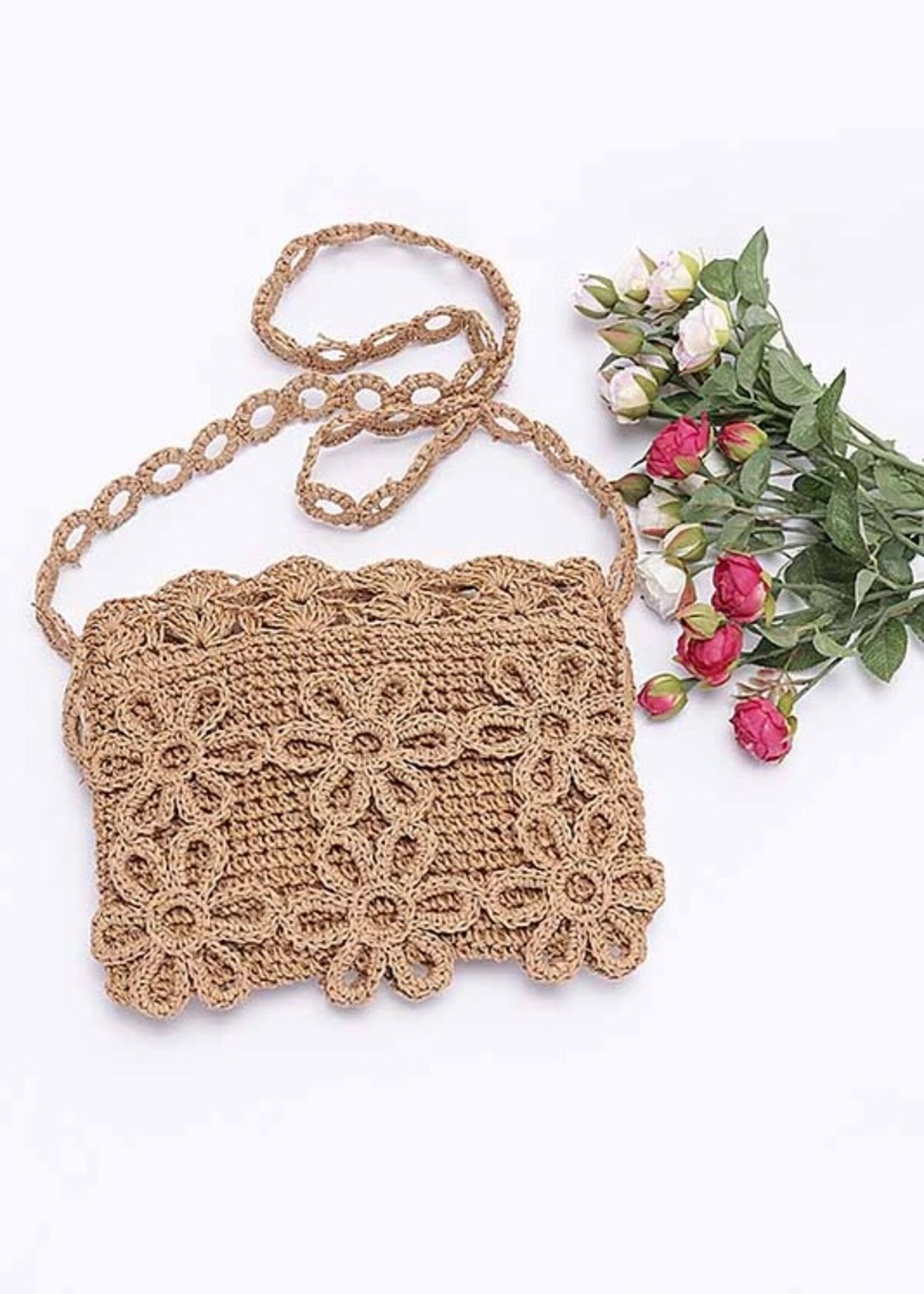 Straw flower bag