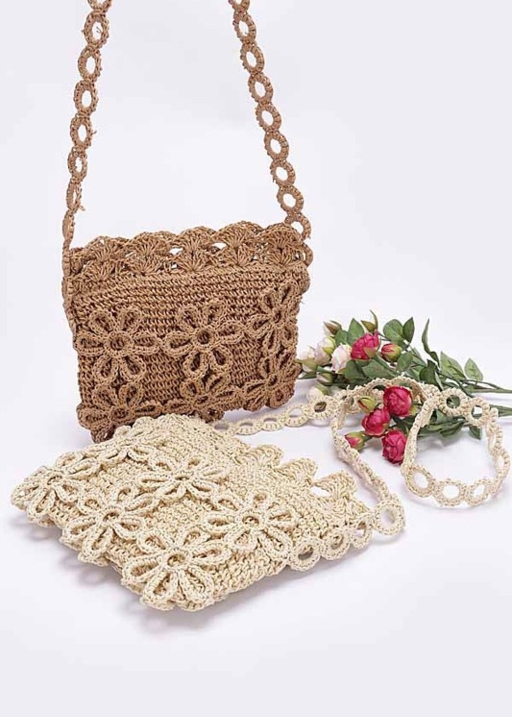Straw flower bag