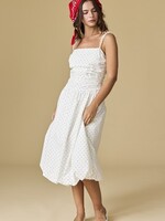 Polka dot midi
