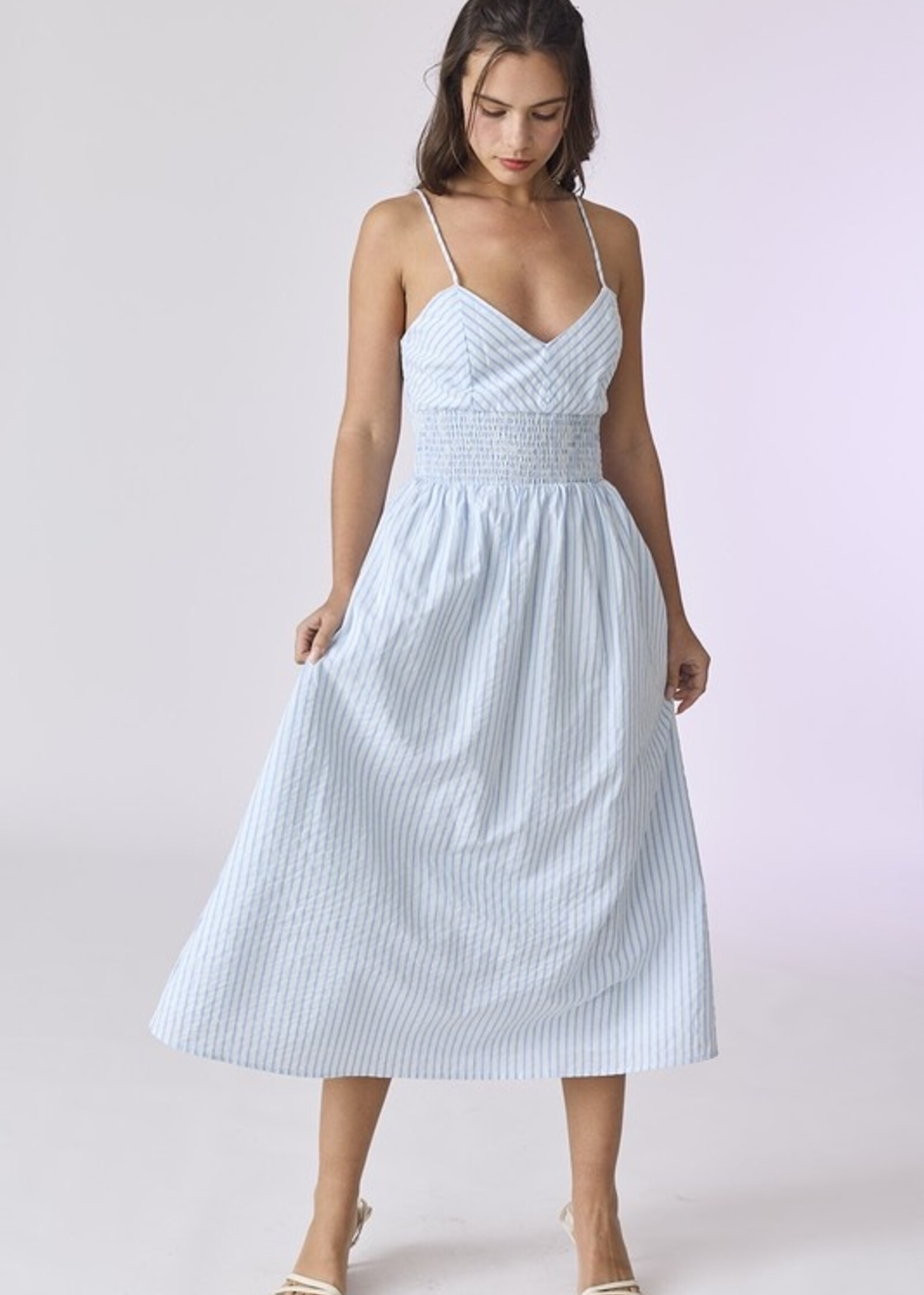 Striped midi +2 colors