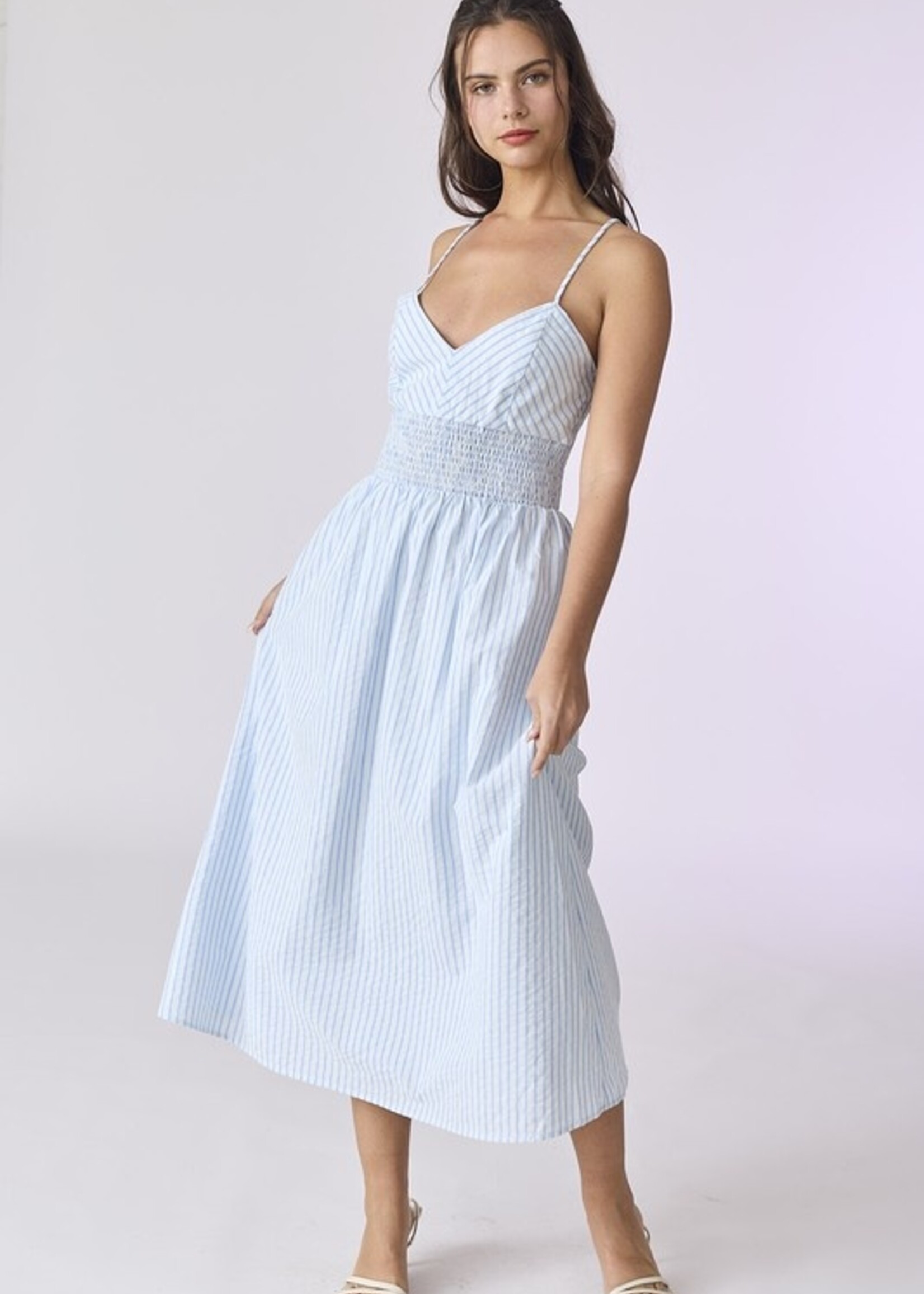 Striped midi +2 colors