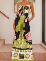 Geo print jumpsuit