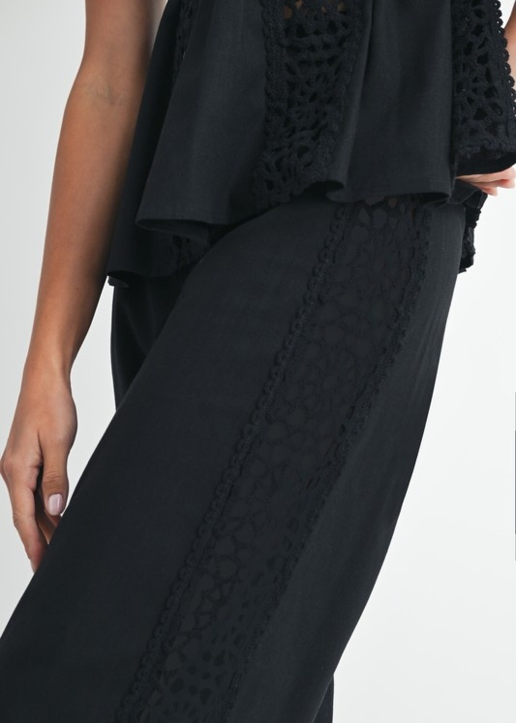 Crochet side pant