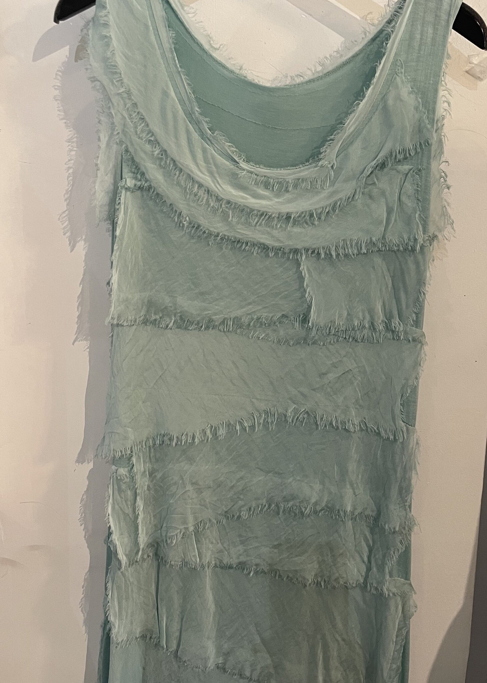 Silk layered dress +2 colors