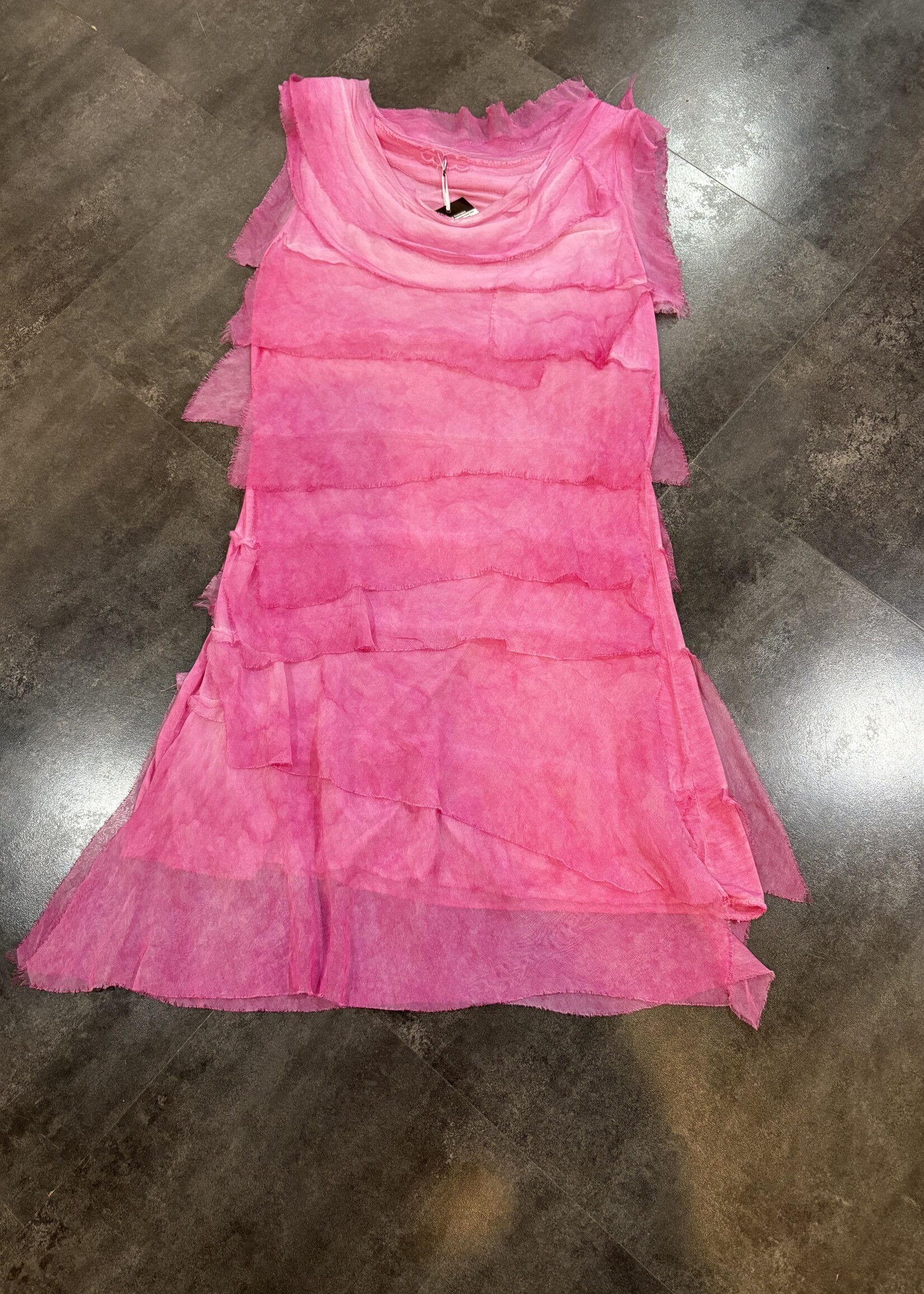 Silk layered dress +2 colors