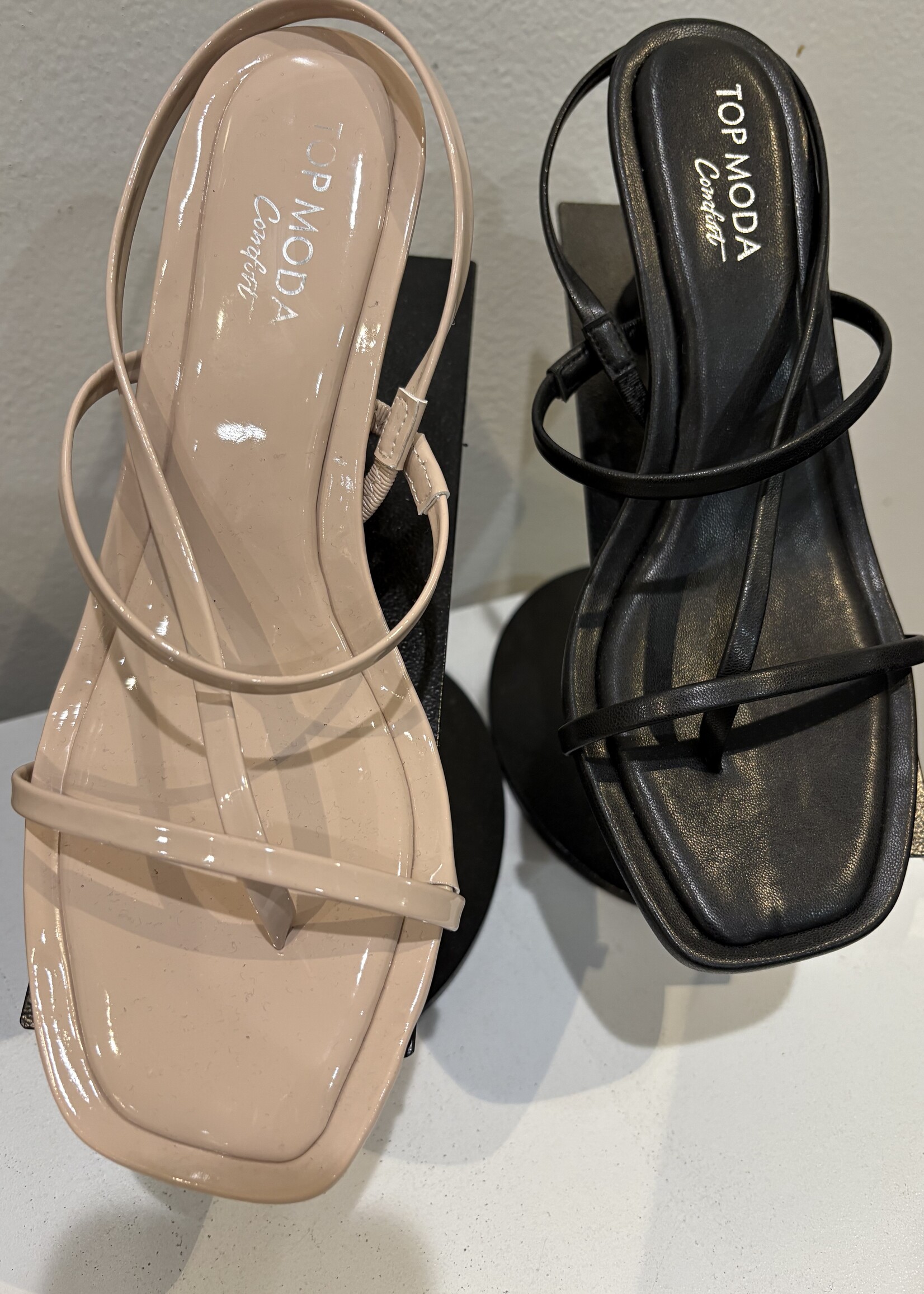 Strappy kitten heel +2 colors