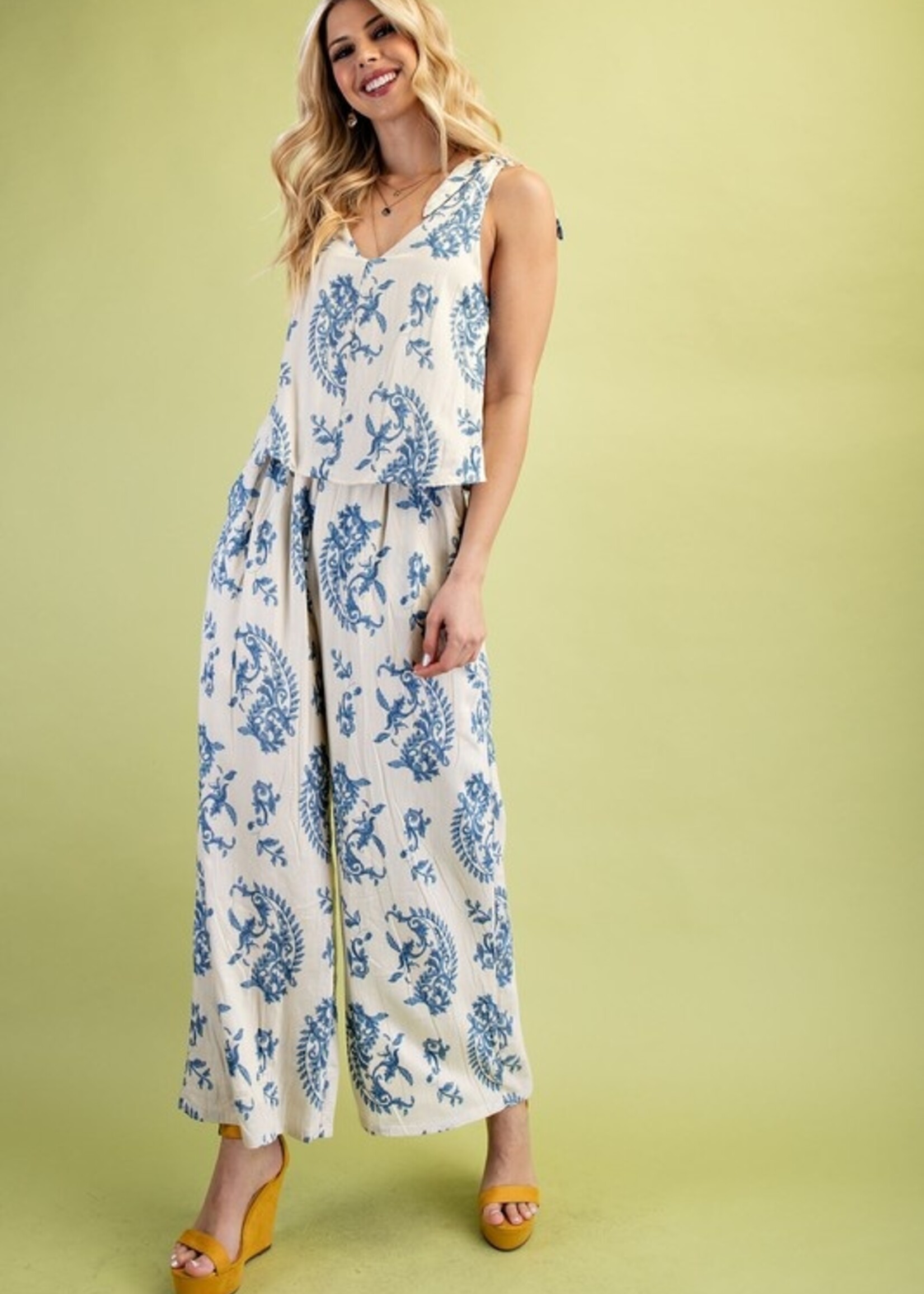 Paisley jumpsuit +2 colors
