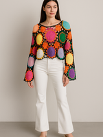 Multi crochet sweater +2 colors