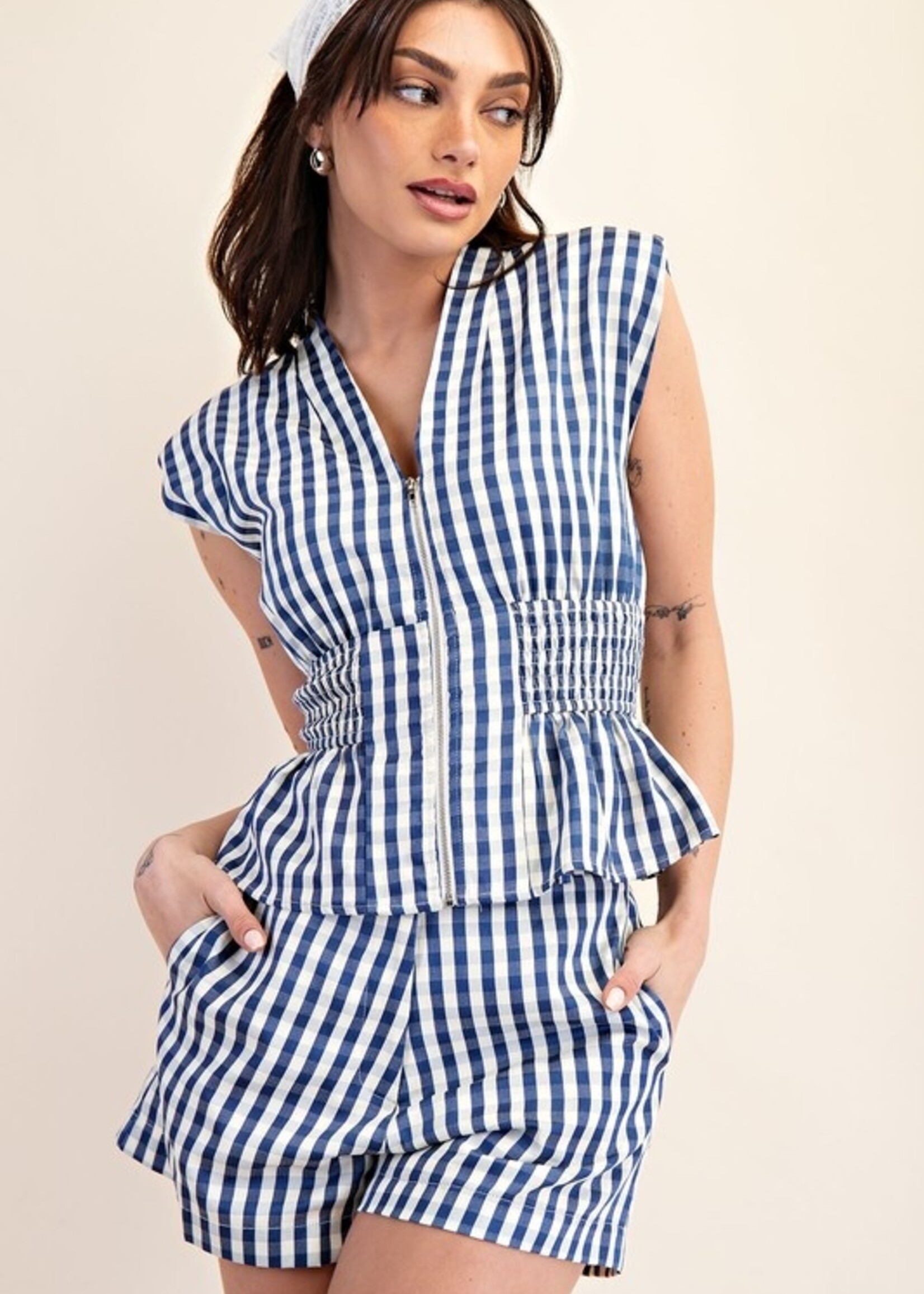 Stripe shorts
