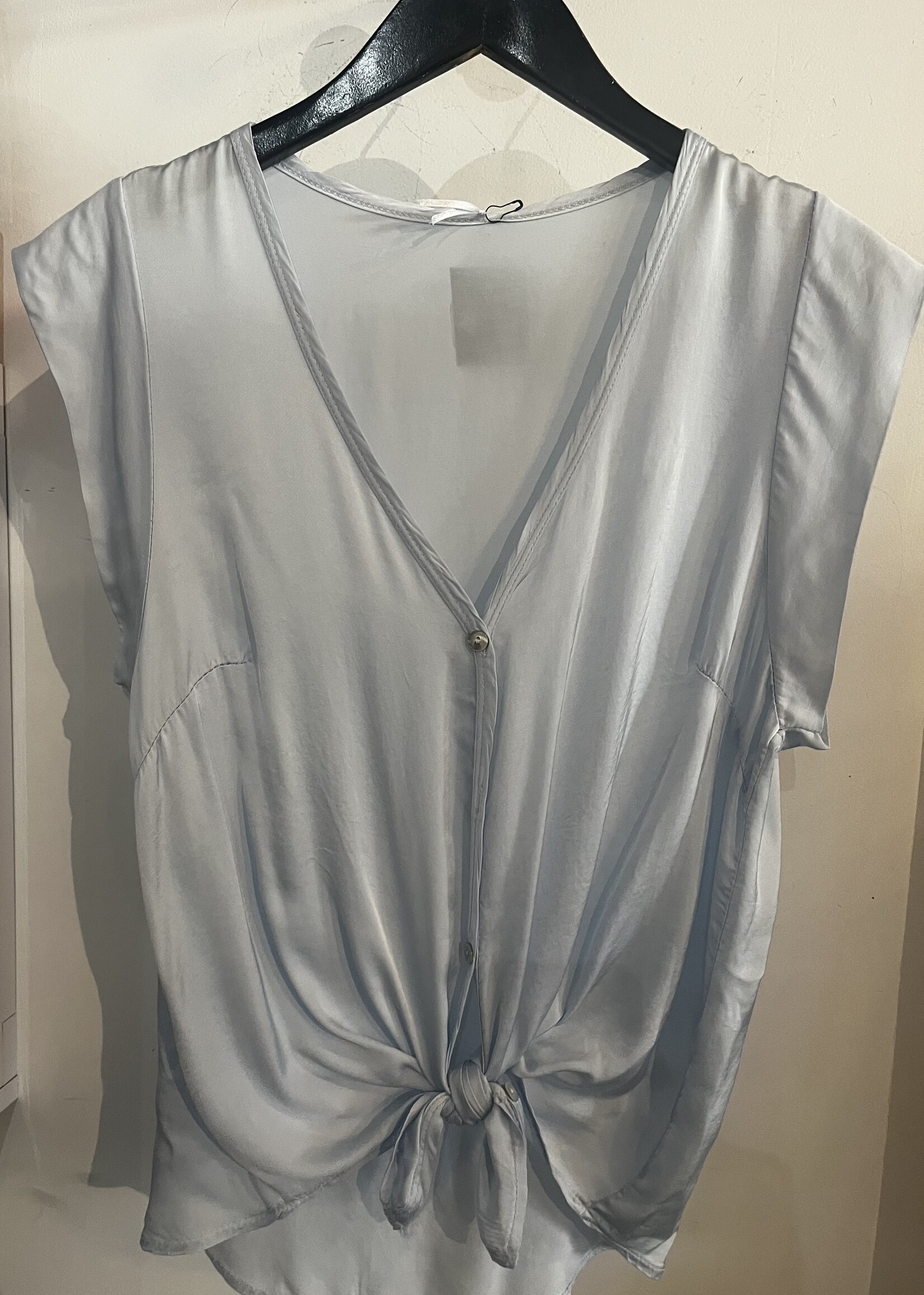 Satin tie front +5 colors