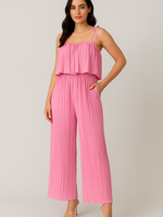 Accordian jumpsuit +3 colors