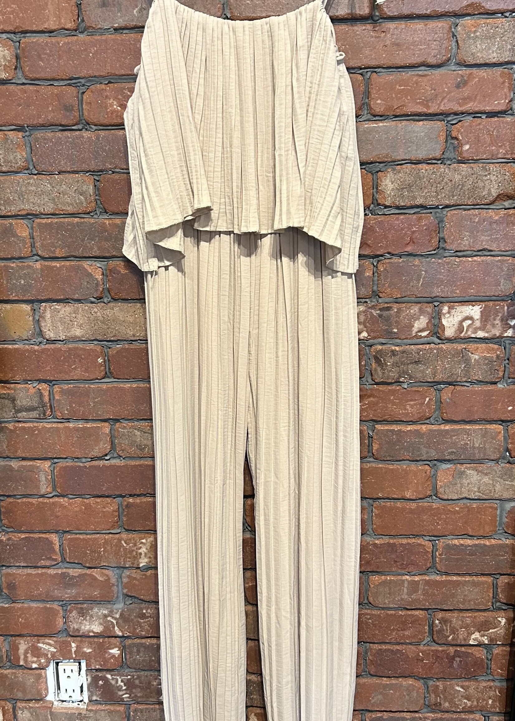 Accordian jumpsuit +3 colors