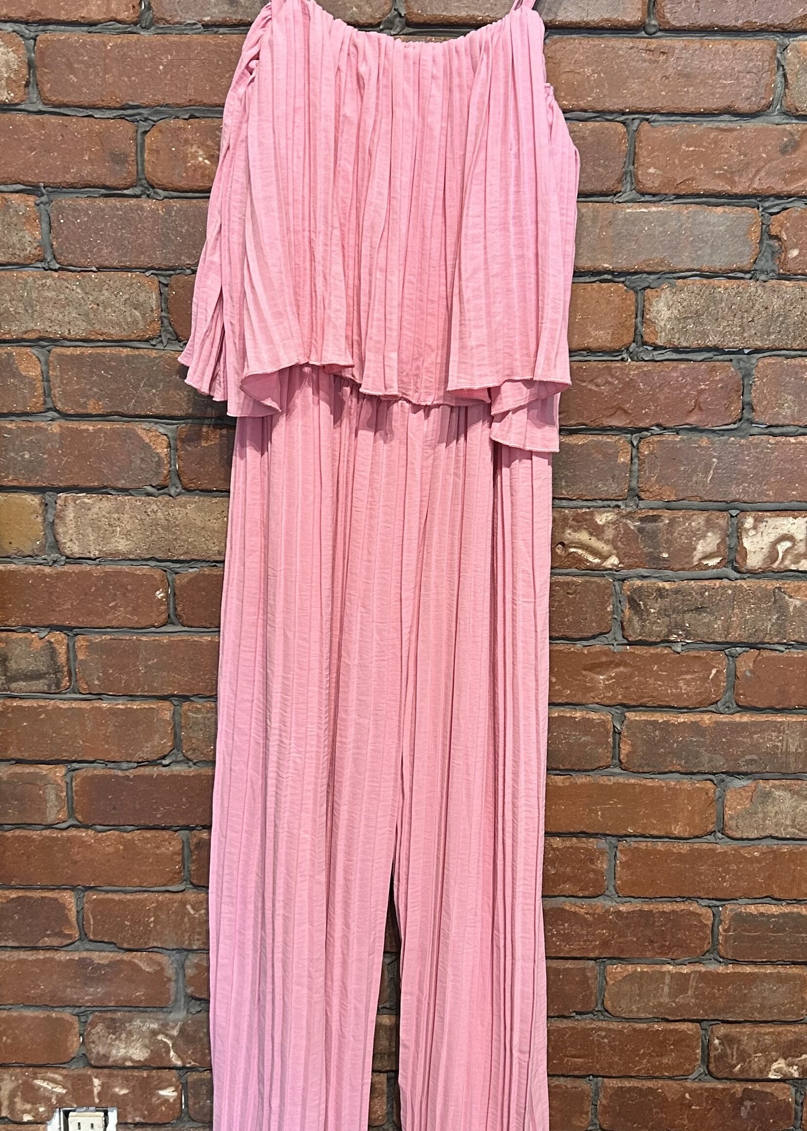 Accordian jumpsuit +3 colors