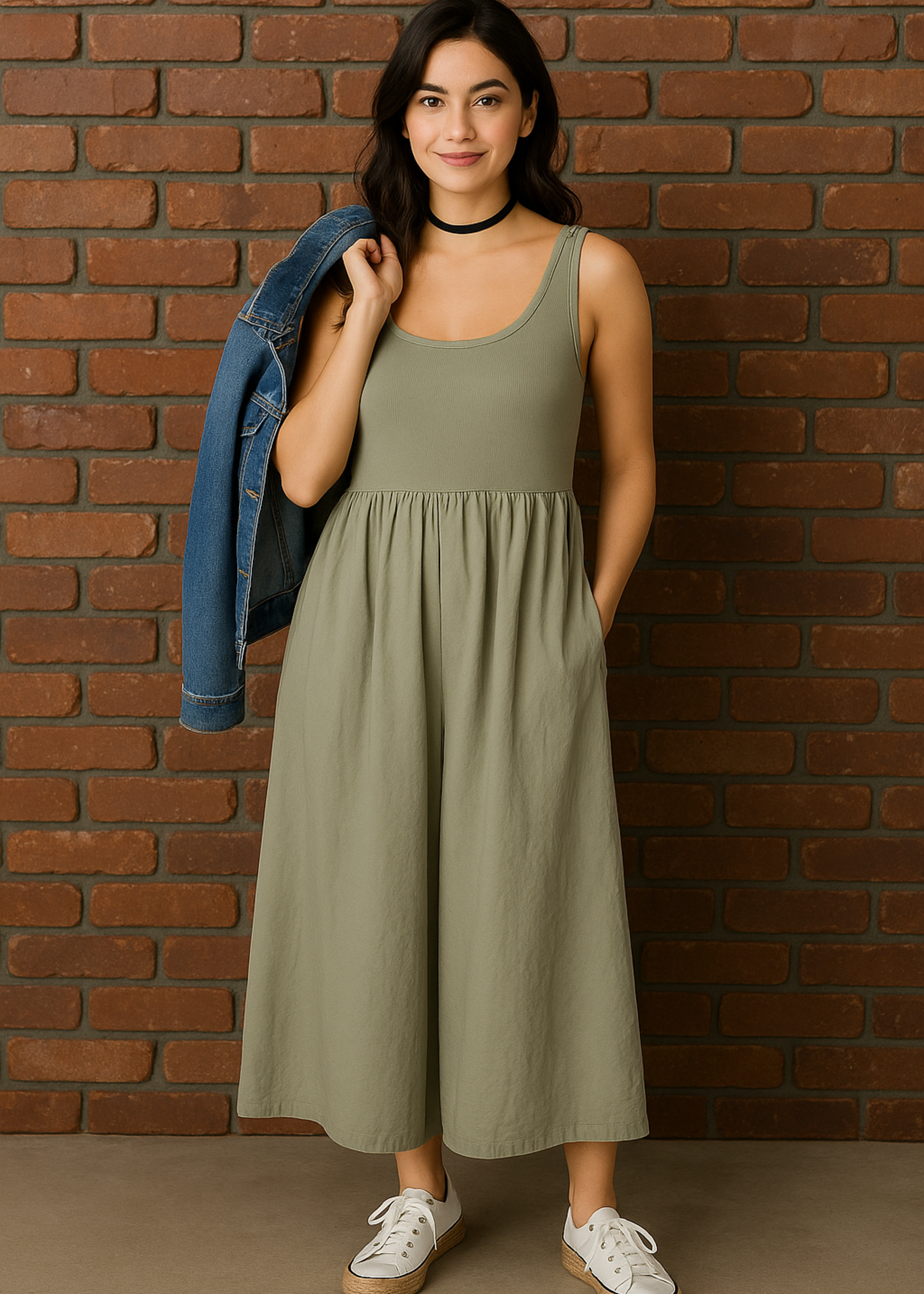 Mix media dress +4 colors