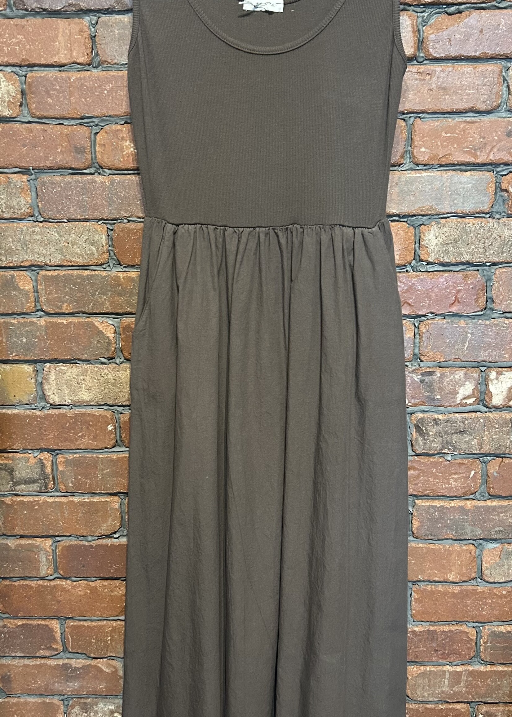 Mix media dress +4 colors