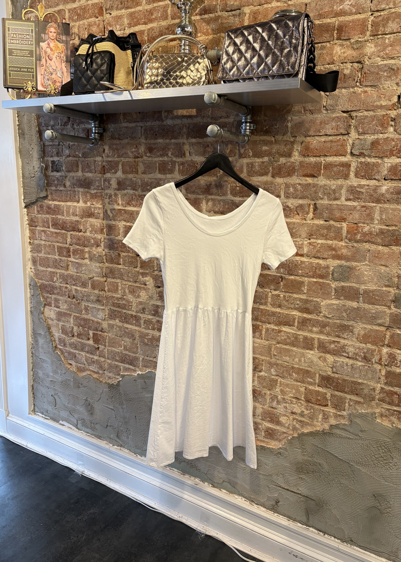 Poplin hem dress +5 colors