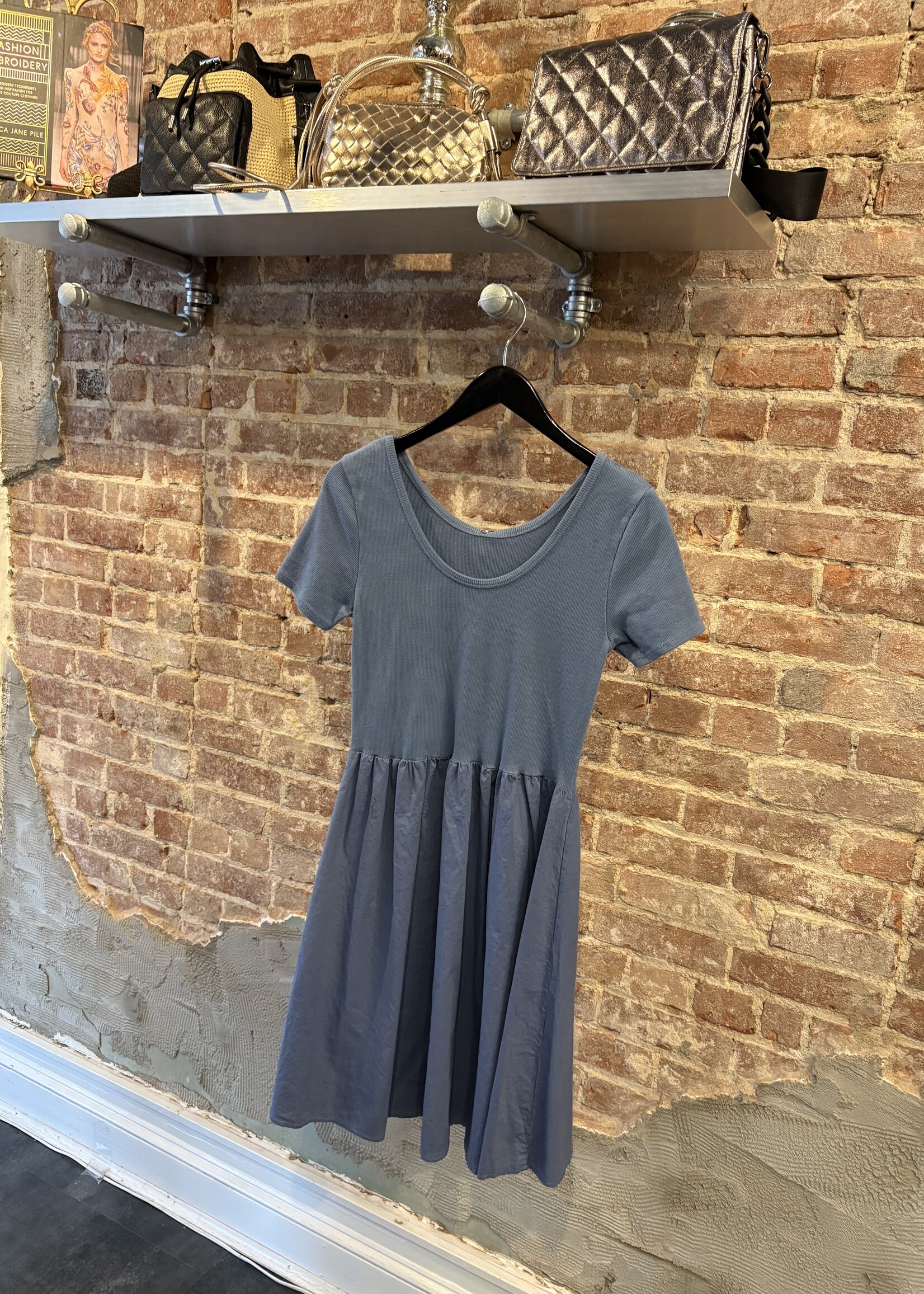 Poplin hem dress +5 colors