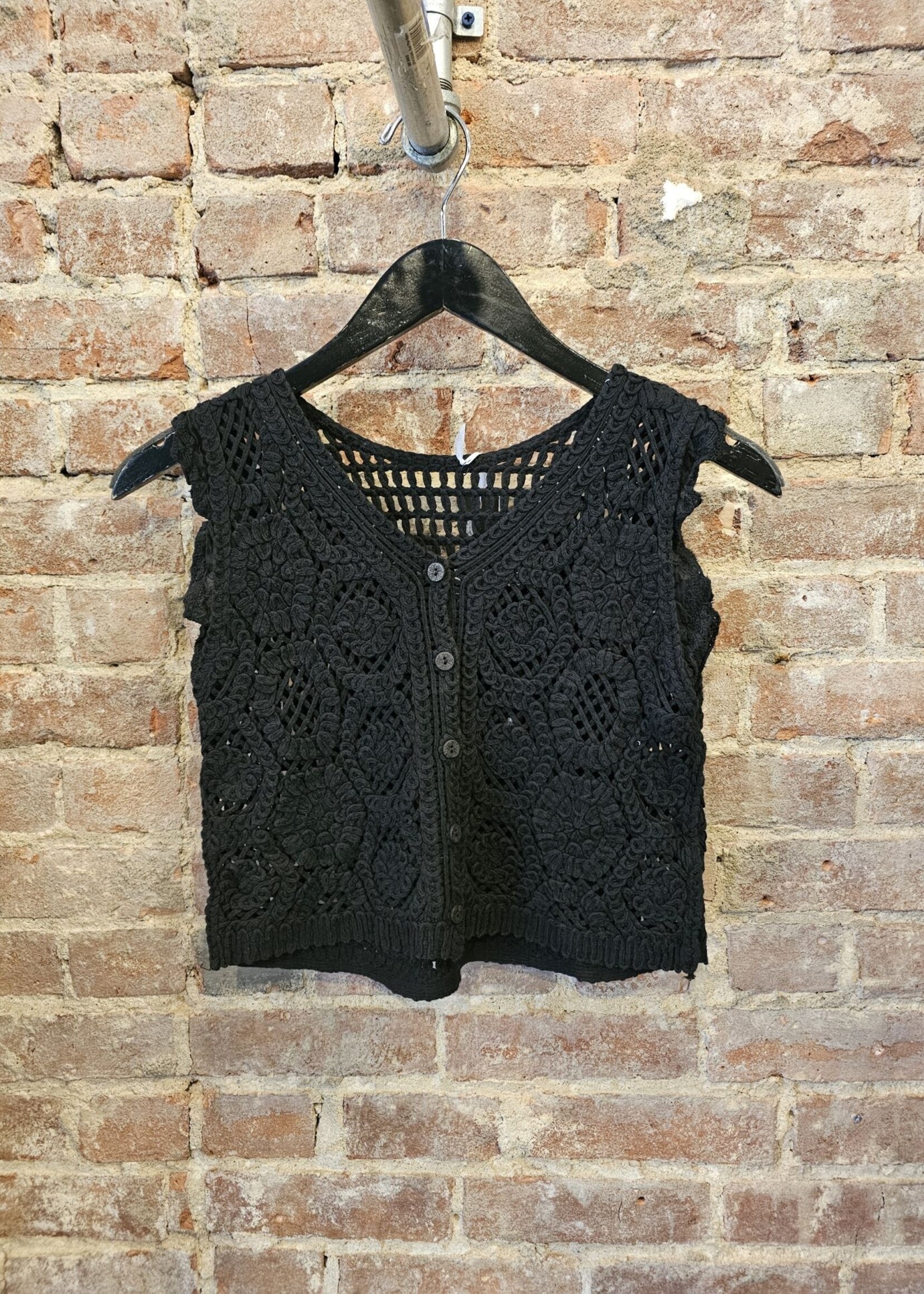 Cap sleeve crochet top +2 colors