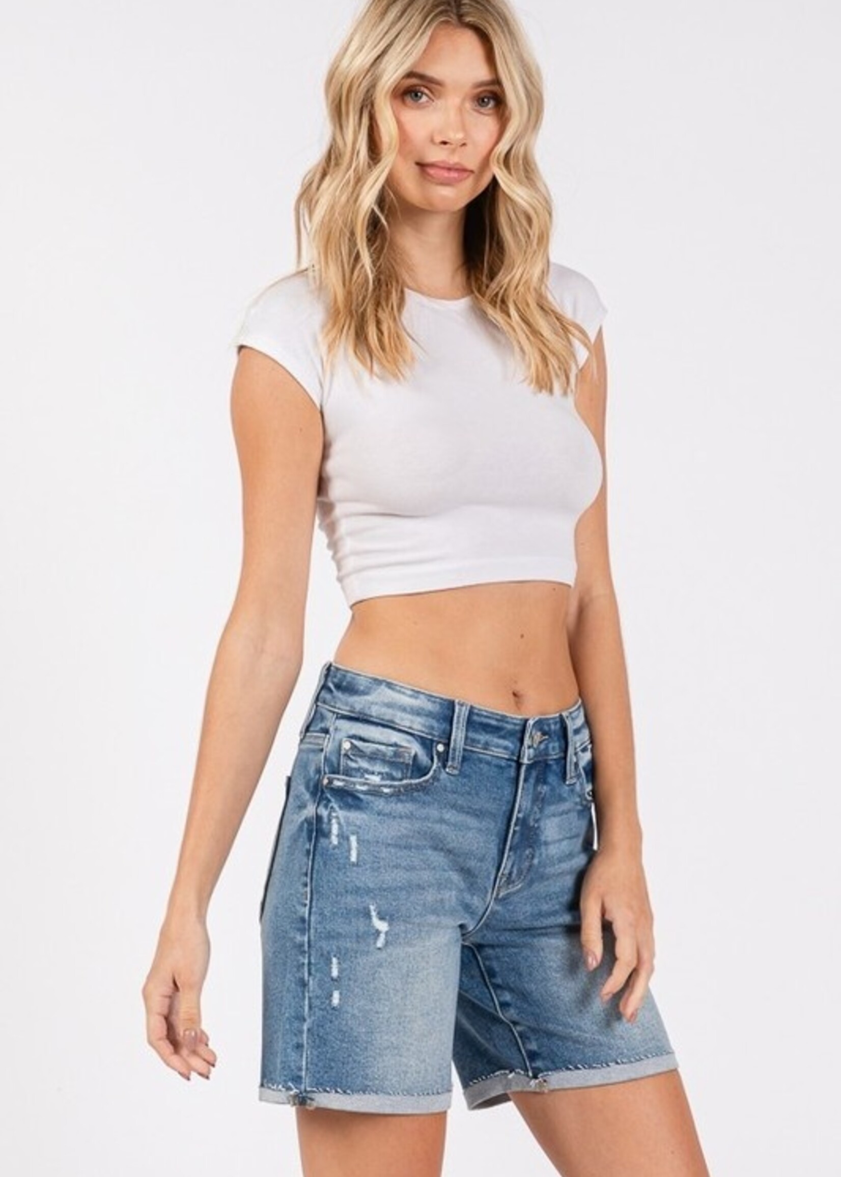 Denim bermuda