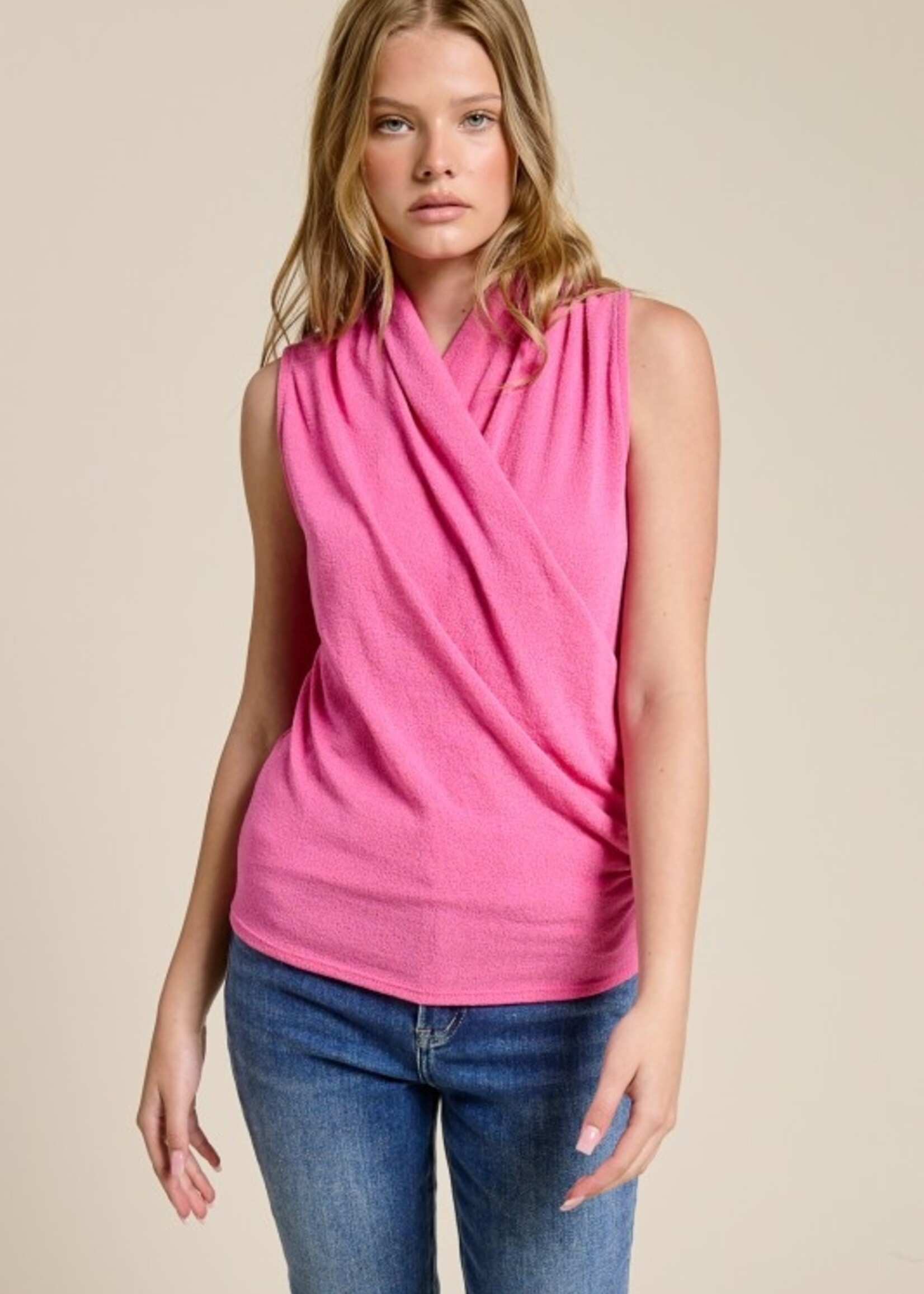 Stretch crepe top +4 colors