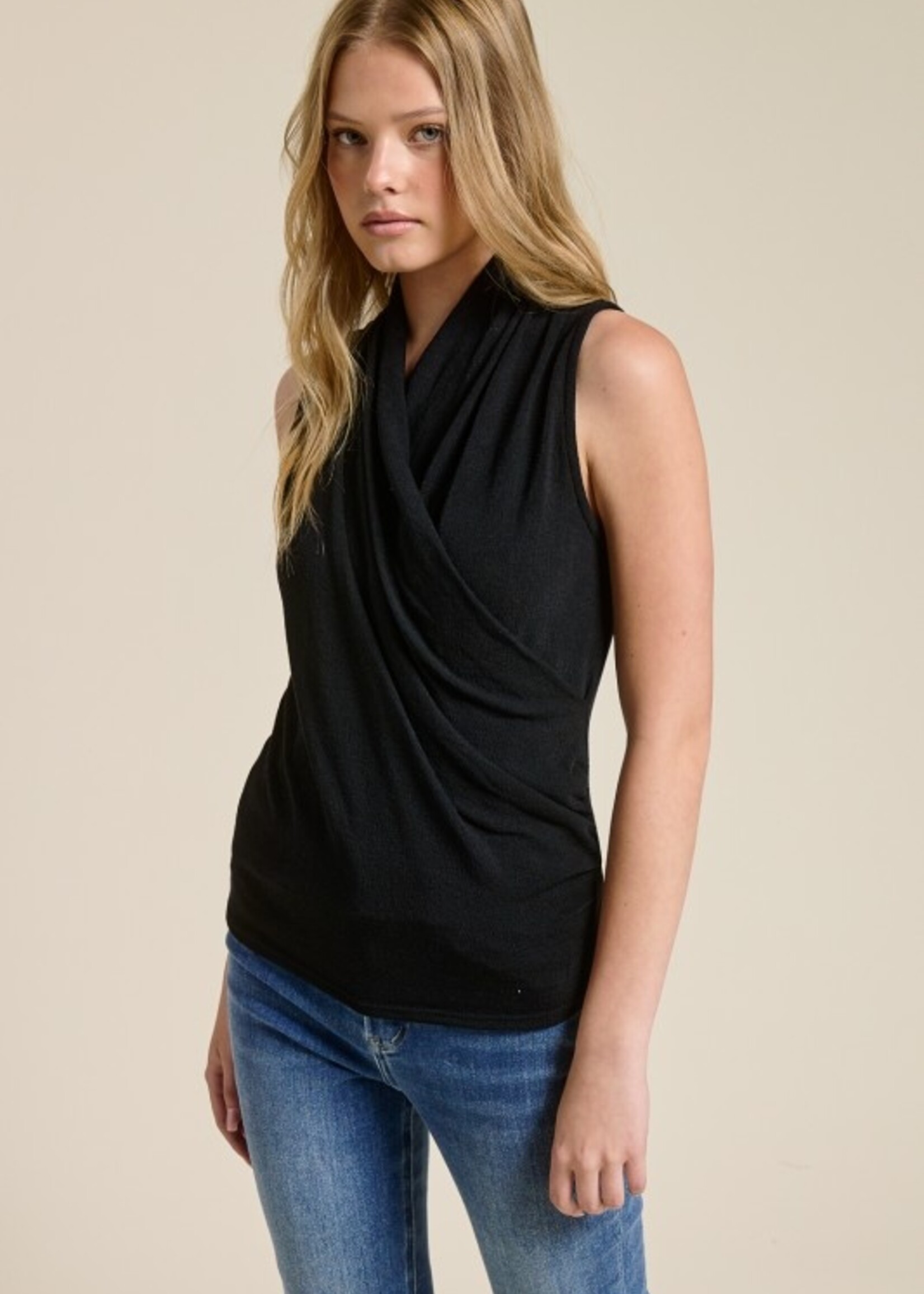 Stretch crepe top +4 colors
