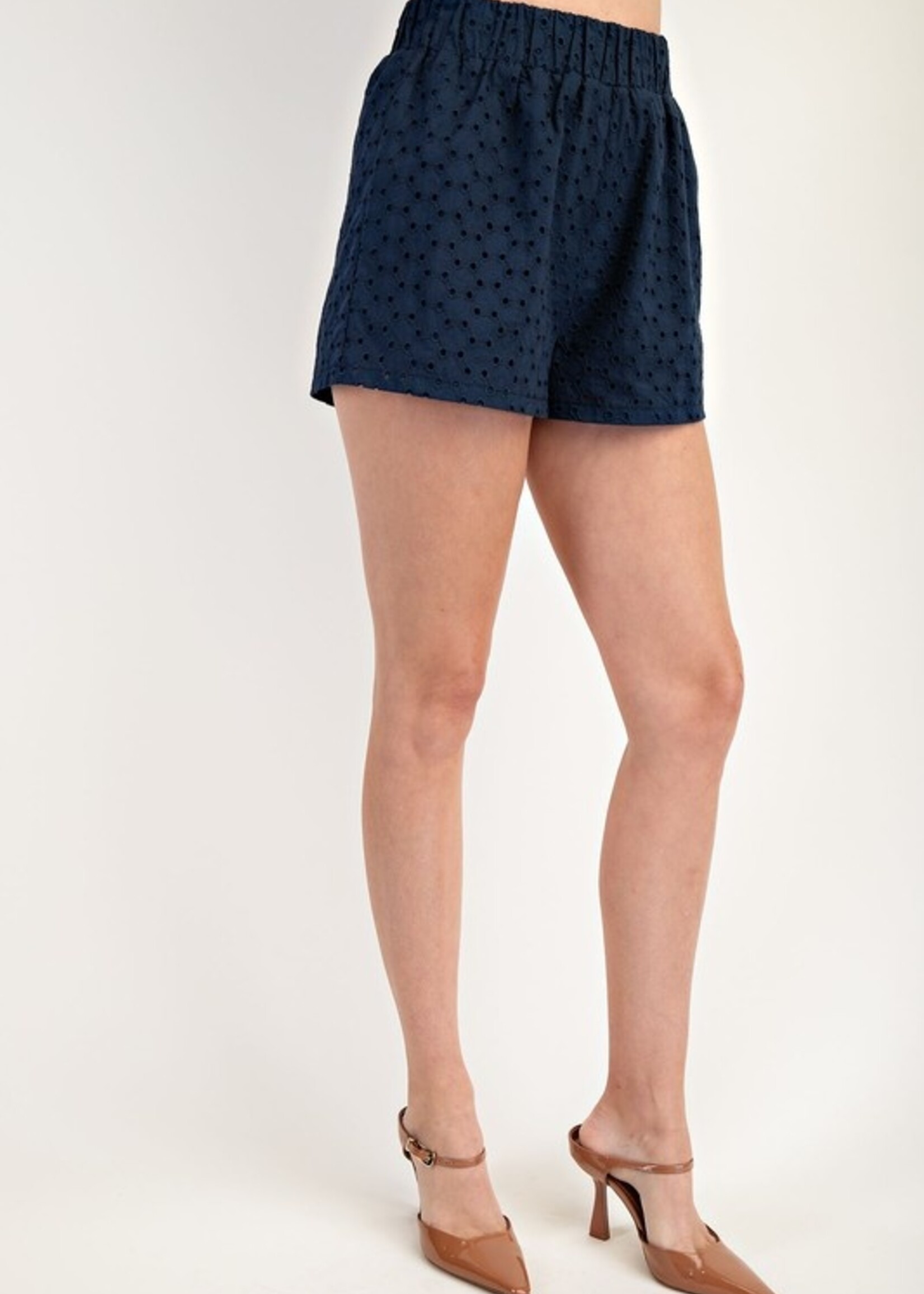 Eyelet shorts