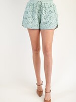 Embroidered shorts