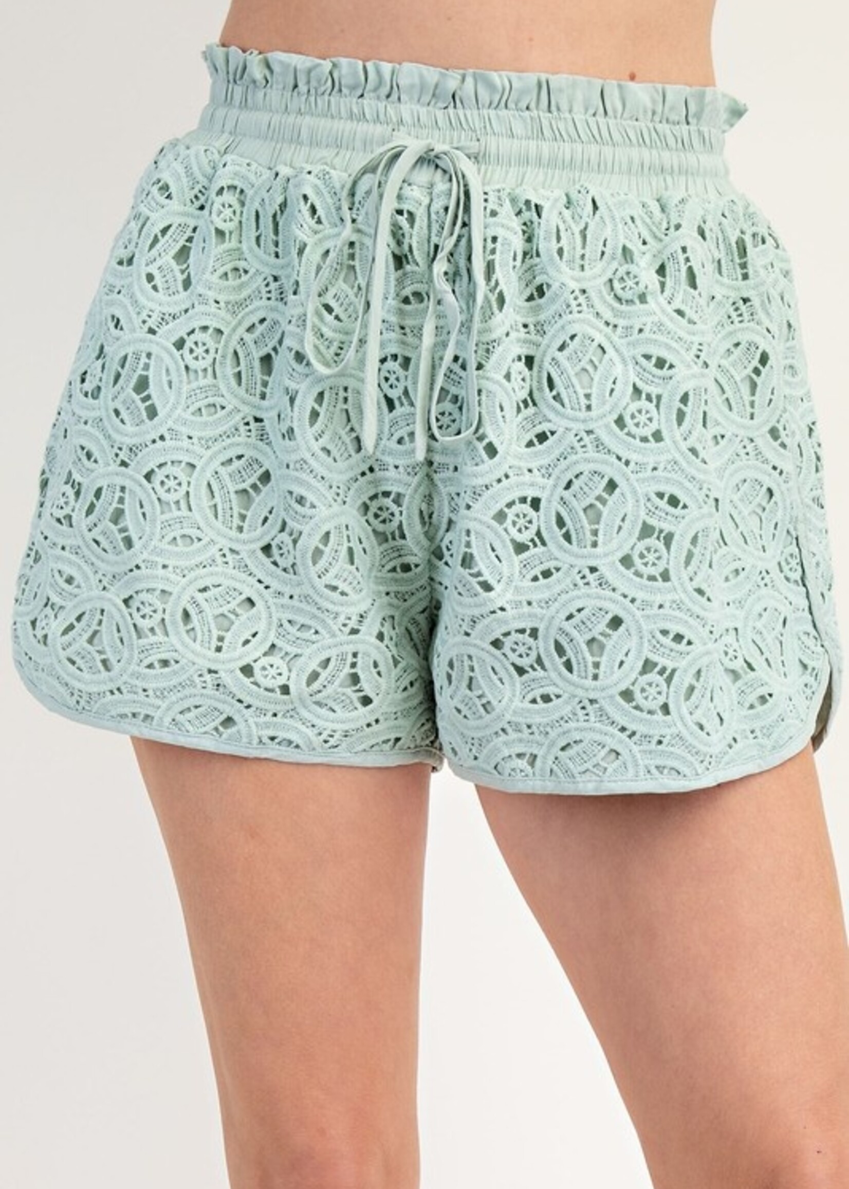 Embroidered shorts