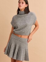 Turtle neck sweater and skirt set +2 colors