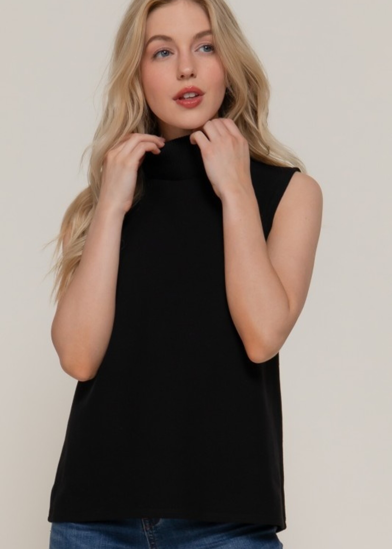 Sleeveless turtle neck +4 colors