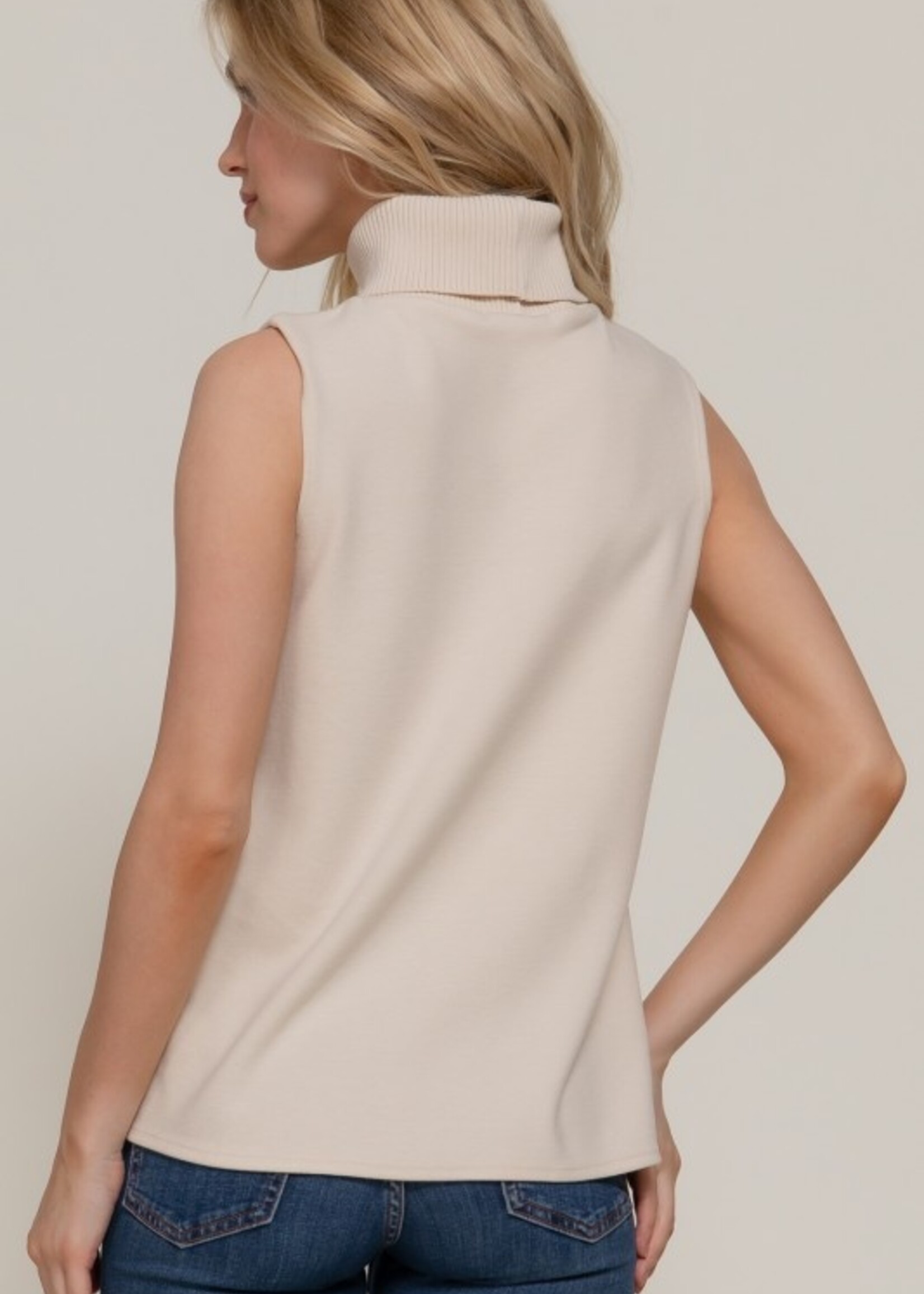 Sleeveless turtle neck +4 colors