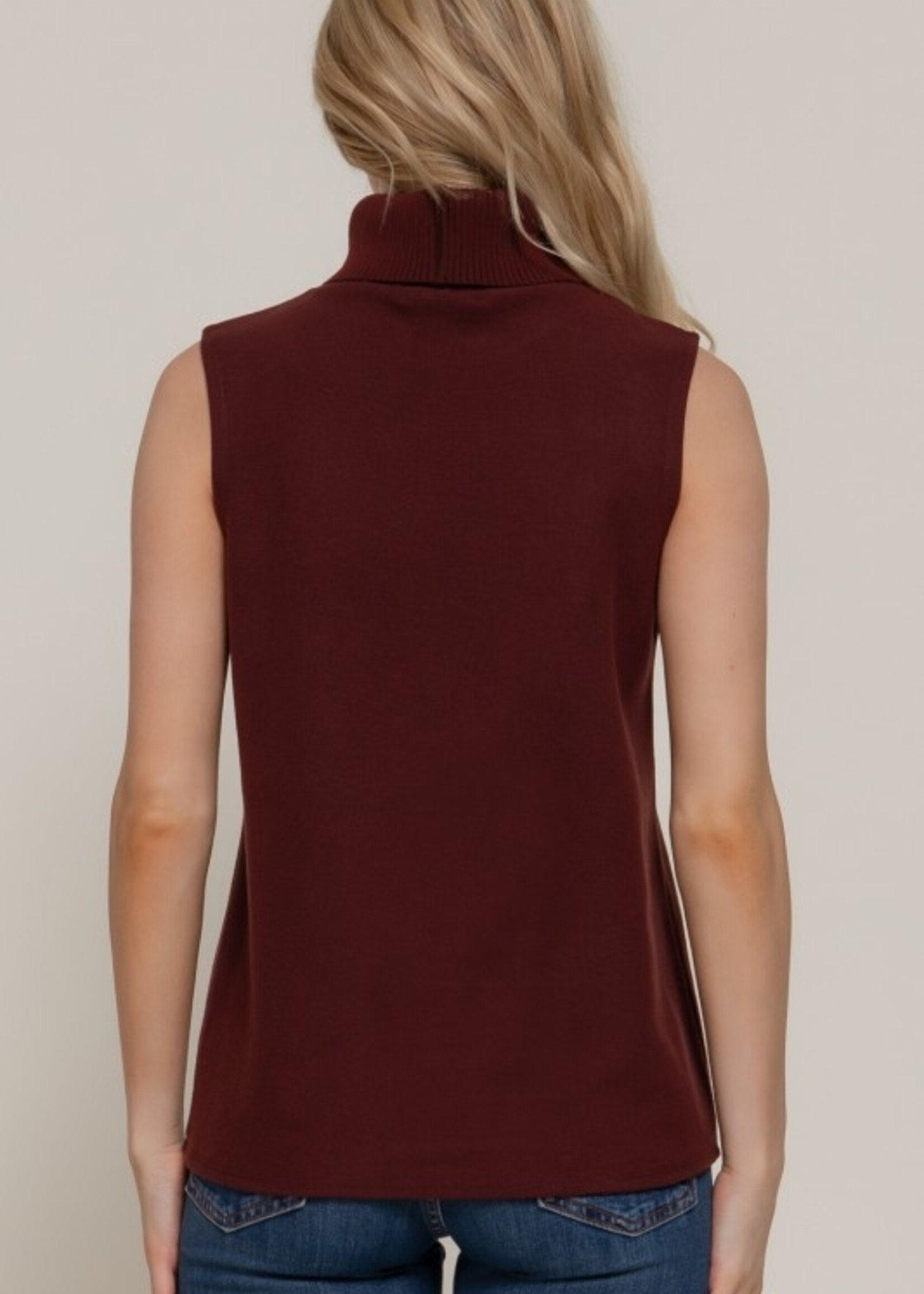 Sleeveless turtle neck +4 colors
