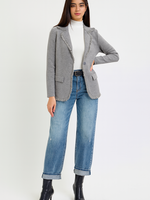 Fringe knit blazer +2 colors