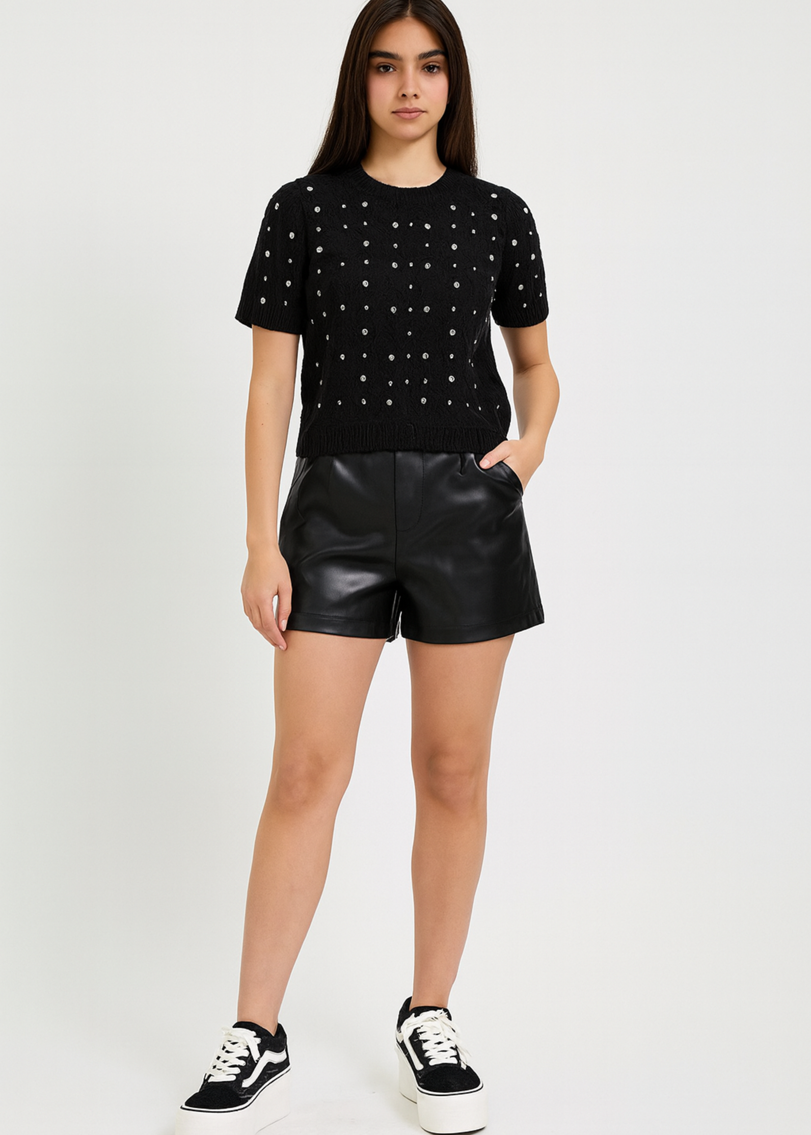 Rhinestone sweater