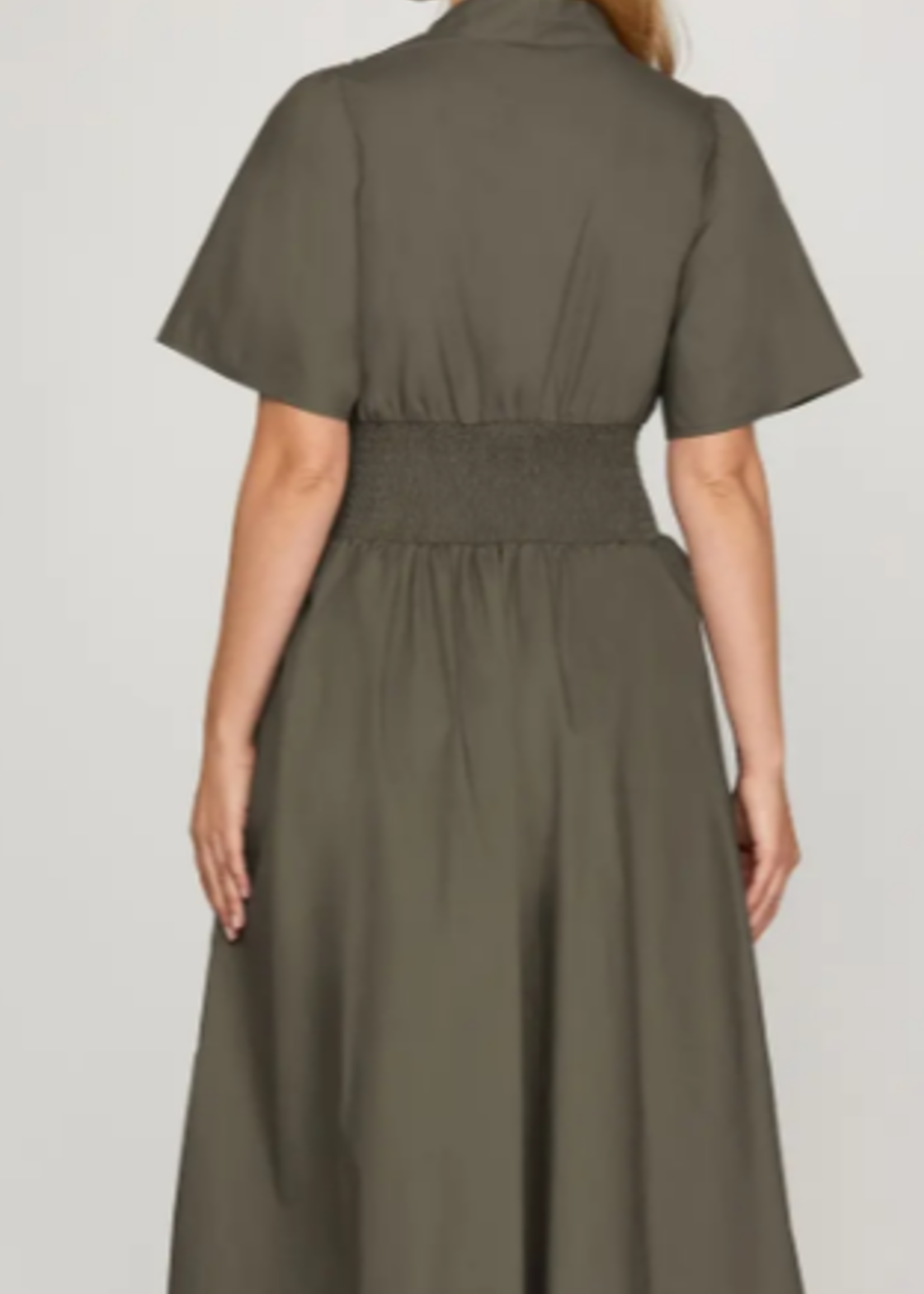 Zip front midi +2 colors