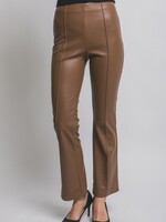 Leather flare pant +2colors