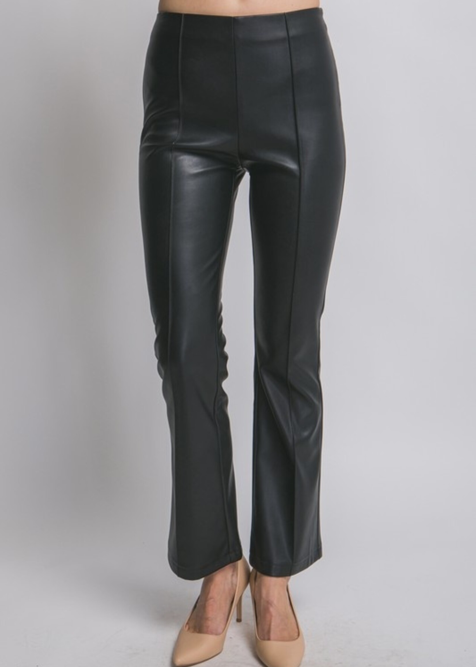Leather flare pant +2 colors