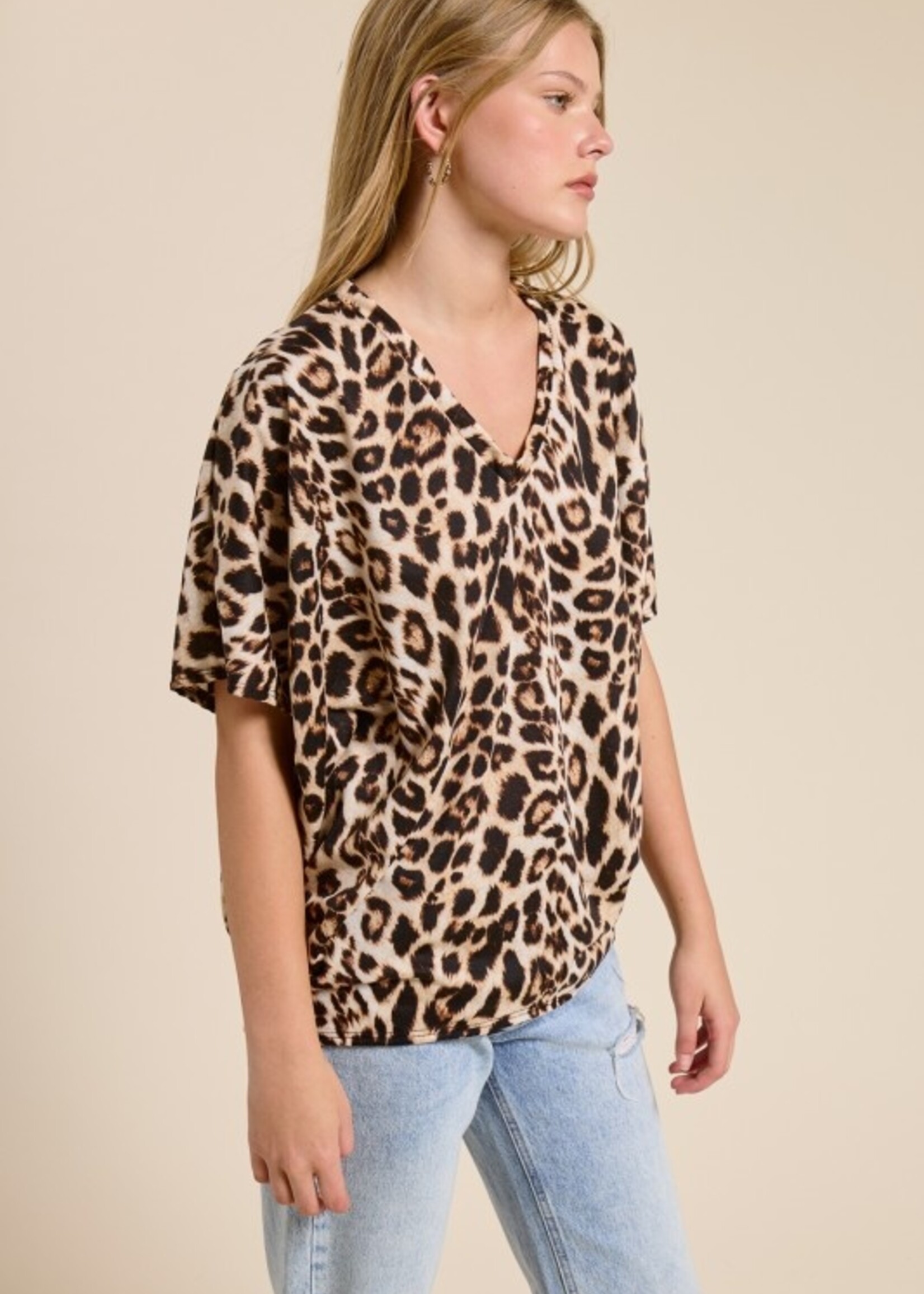 Animal print top