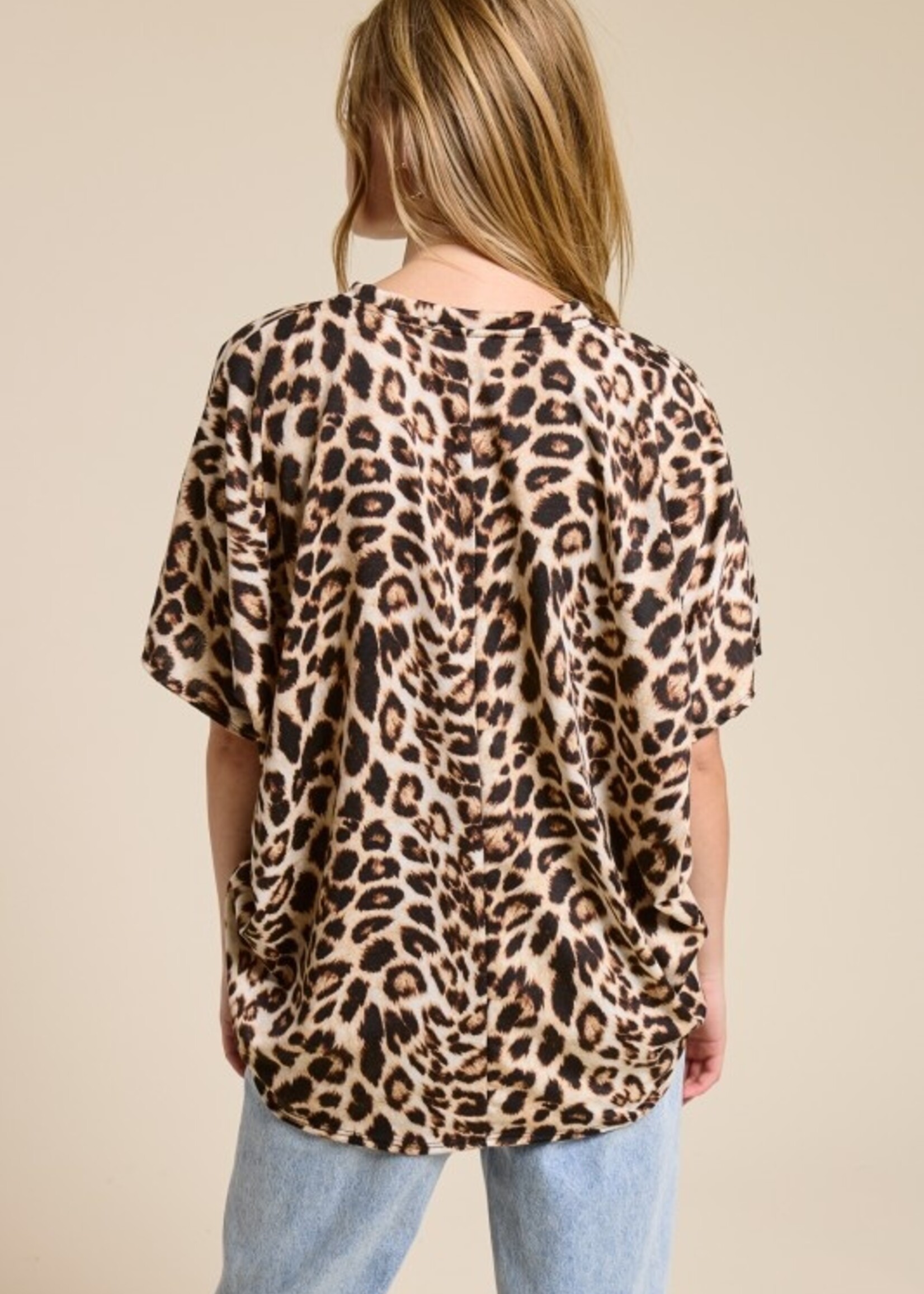 Animal print top