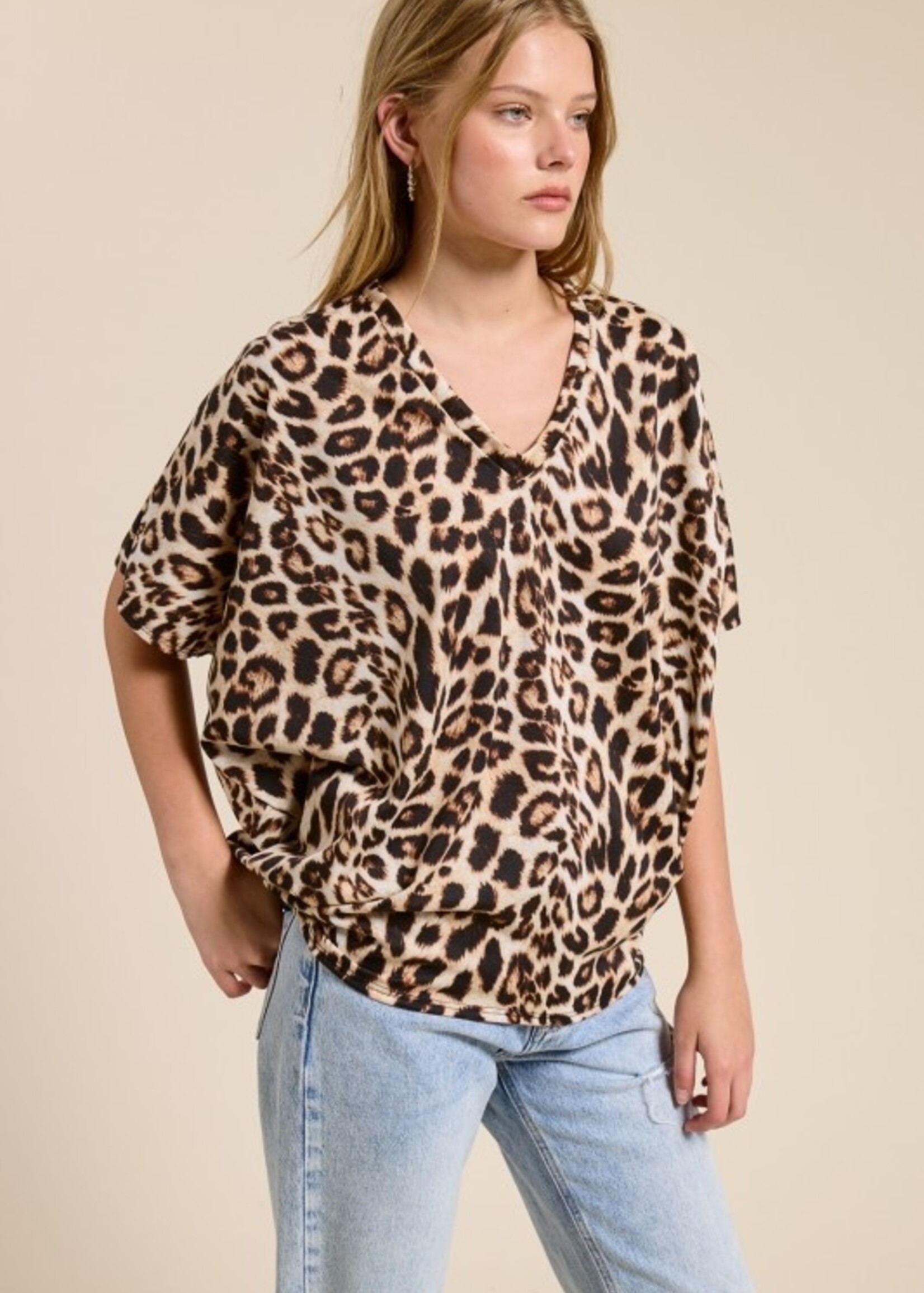 Animal print top