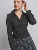 Ruched side shirt