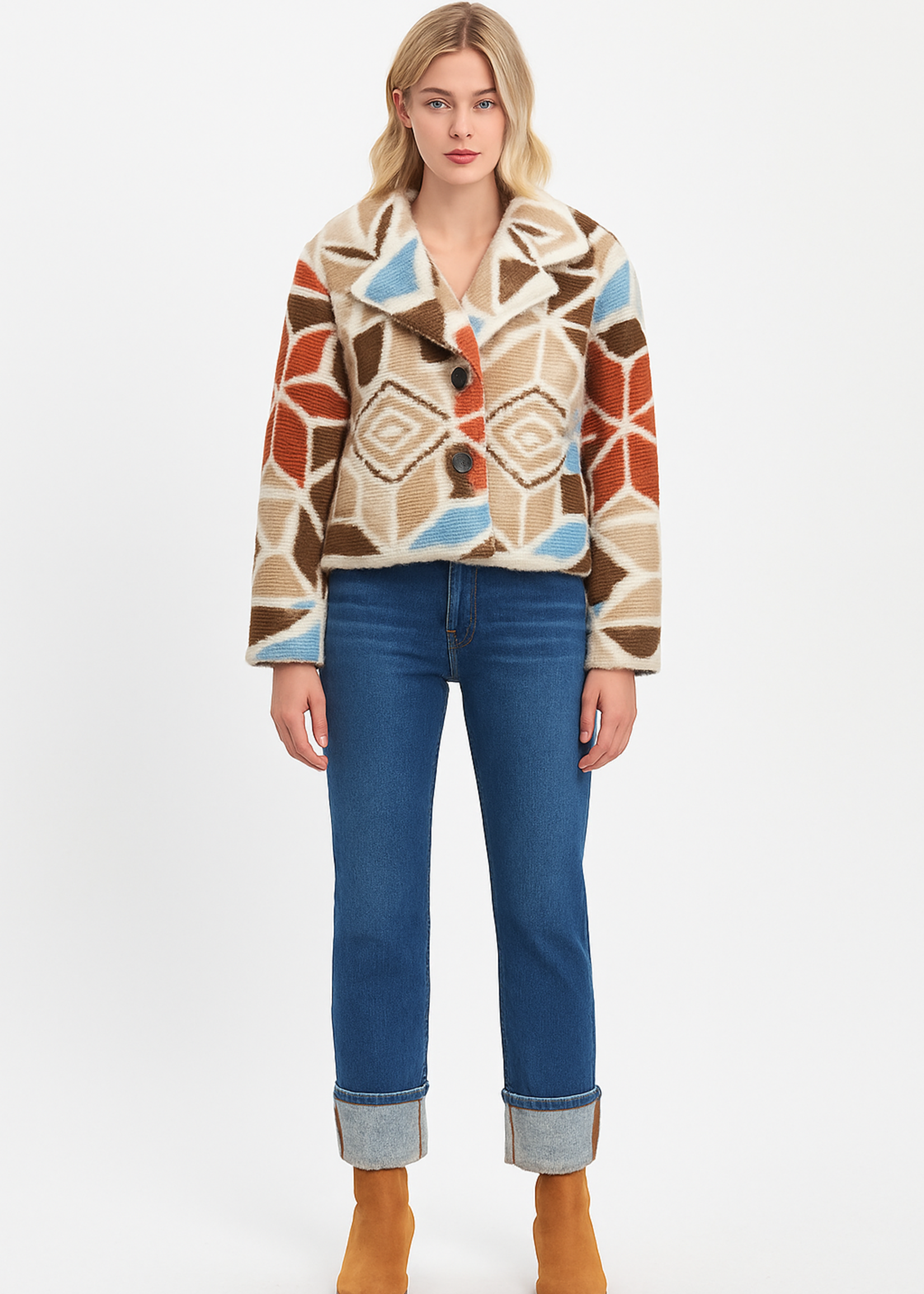 Short print jacket +5 colors