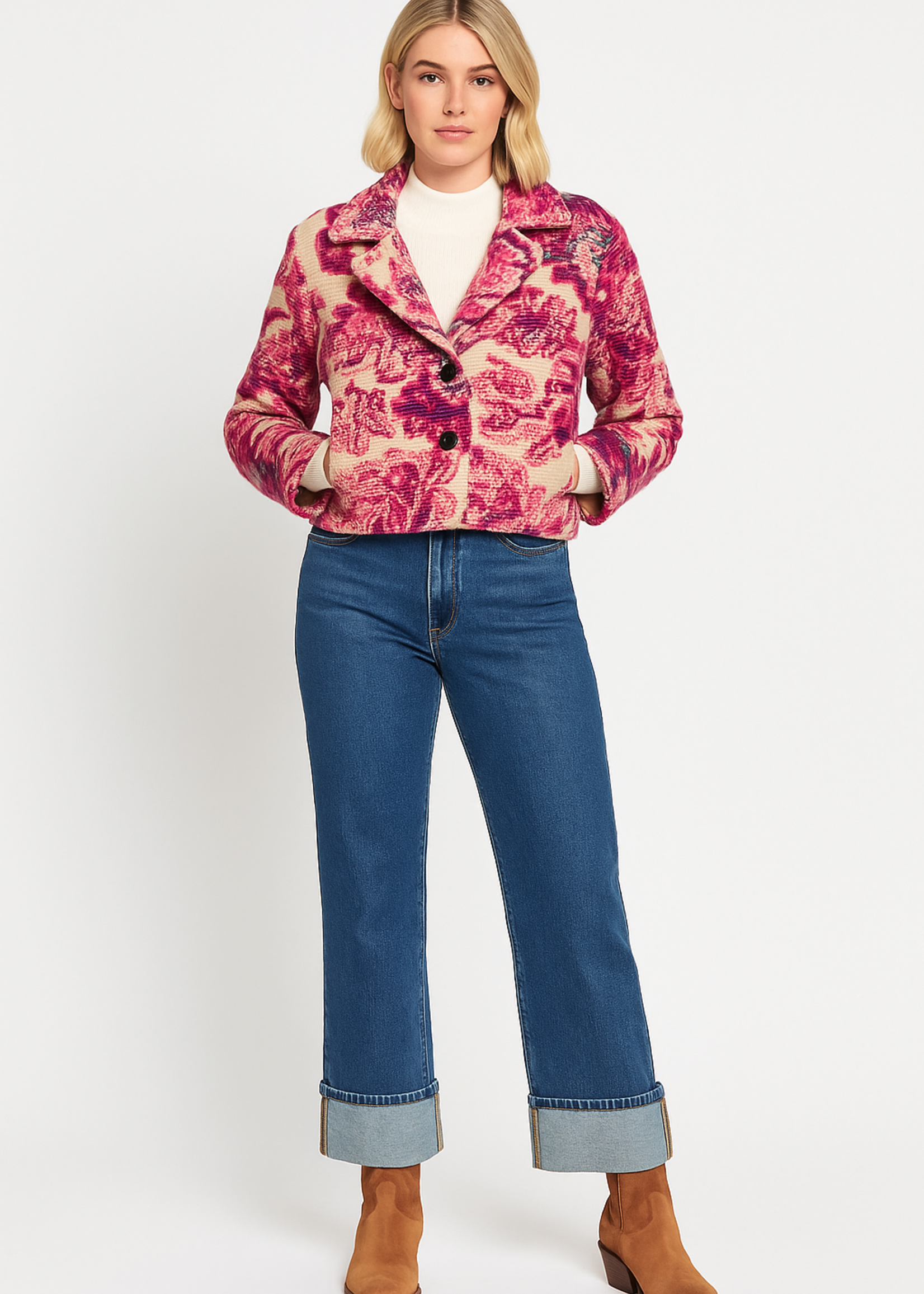 Short print jacket +5 colors