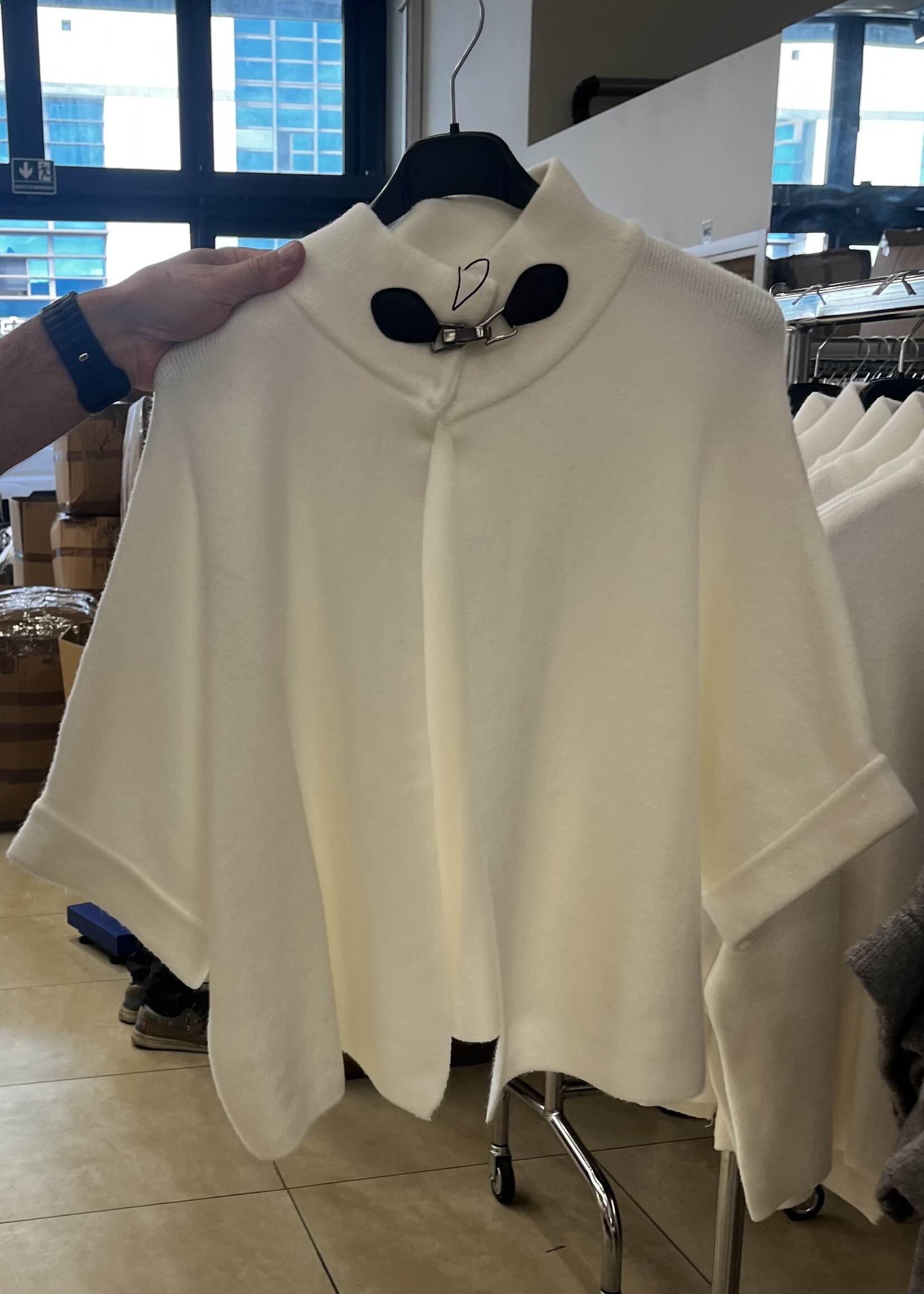 Leather toggle poncho +2 colors