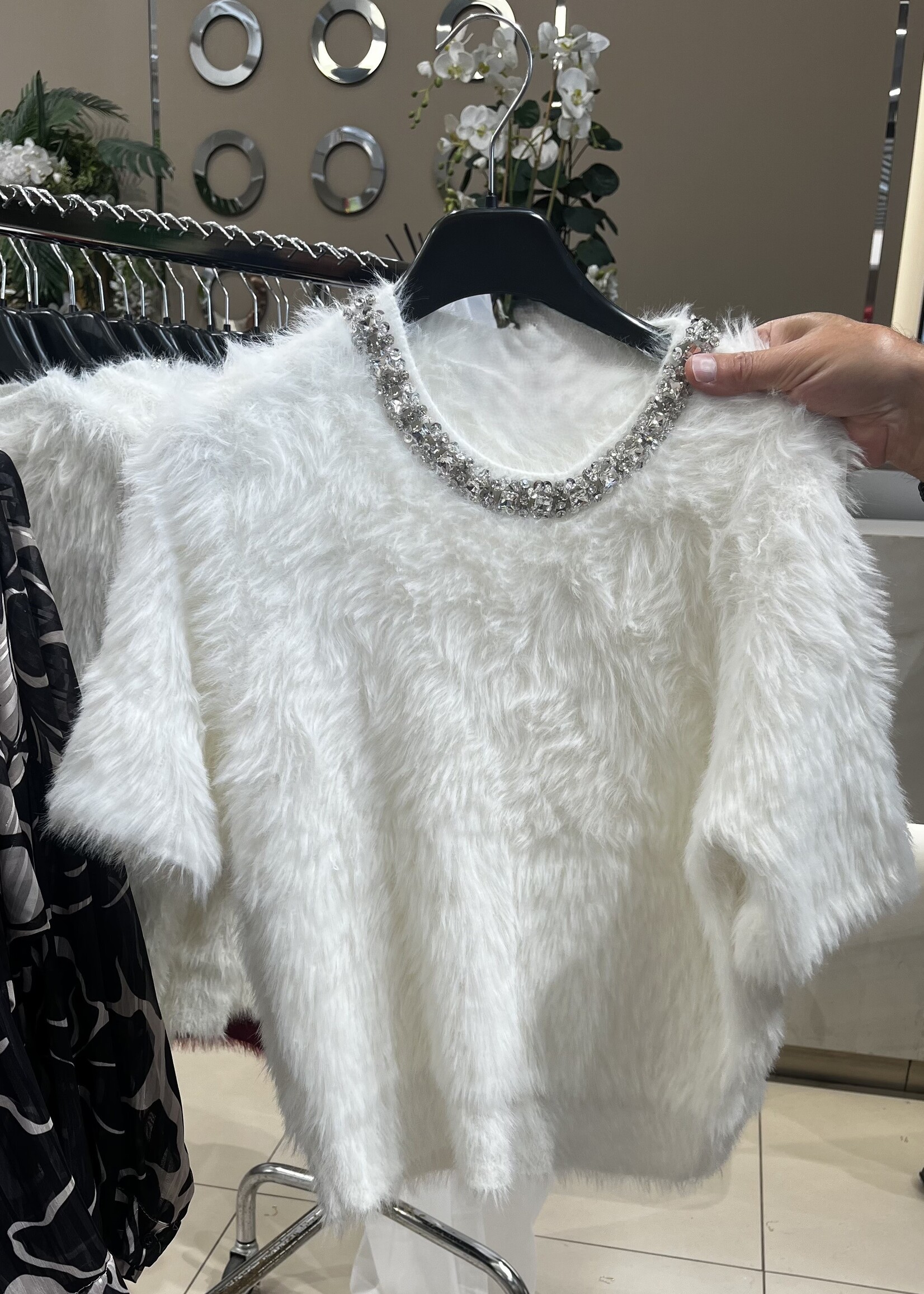 Furry crystal top +3 colors